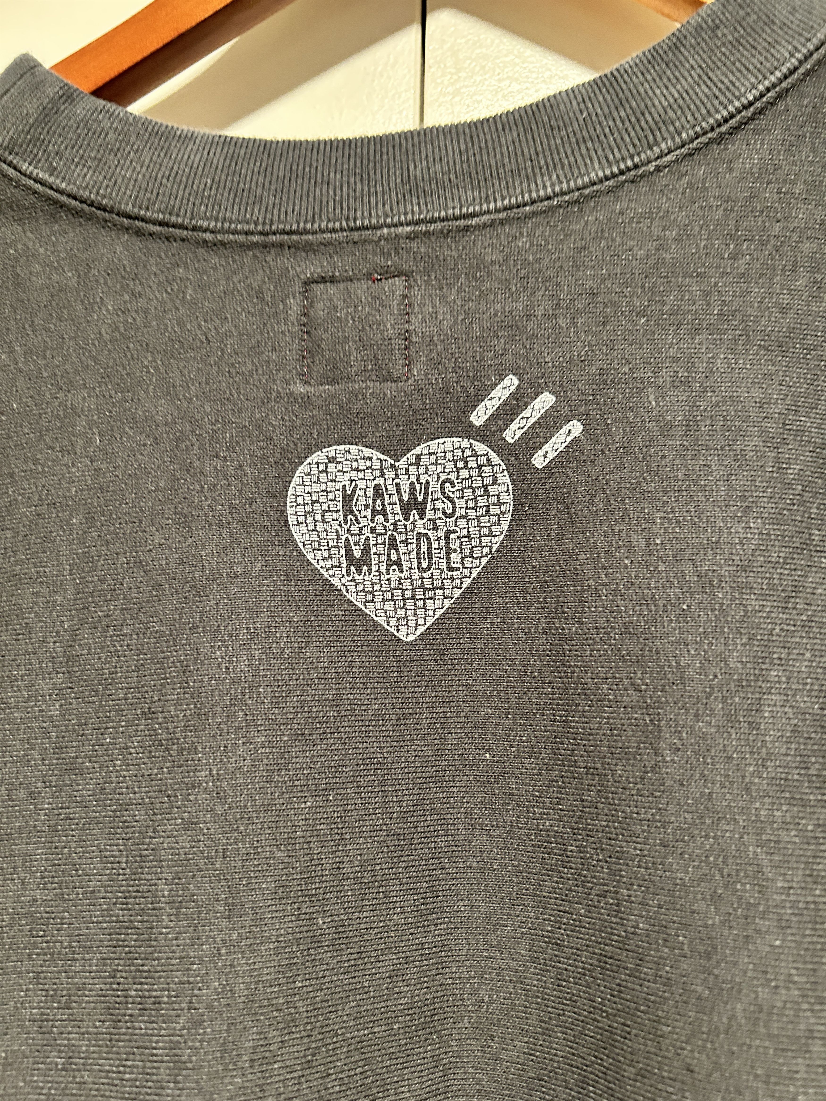 Human Made × Kaws Human Made × Kaws SWEATSHIRT KAWS #2 size XXL black Duck Size US XXL / EU 58 / 5 - 7 Thumbnail