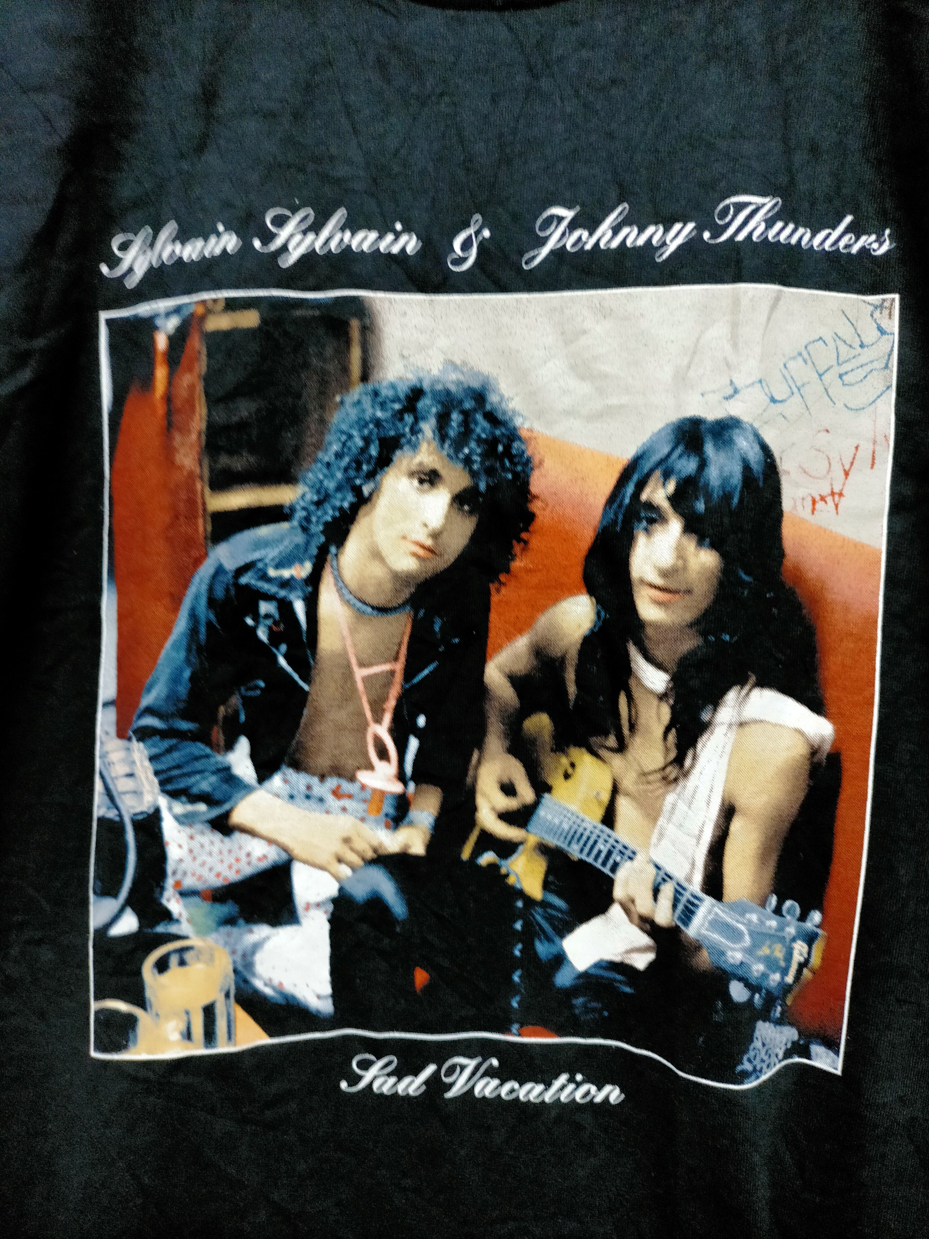 Band Tees Vintage 90s johnny Thunders&Sylvain sylvain tee Size US M / EU 48-50 / 2 - 2 Thumbnail