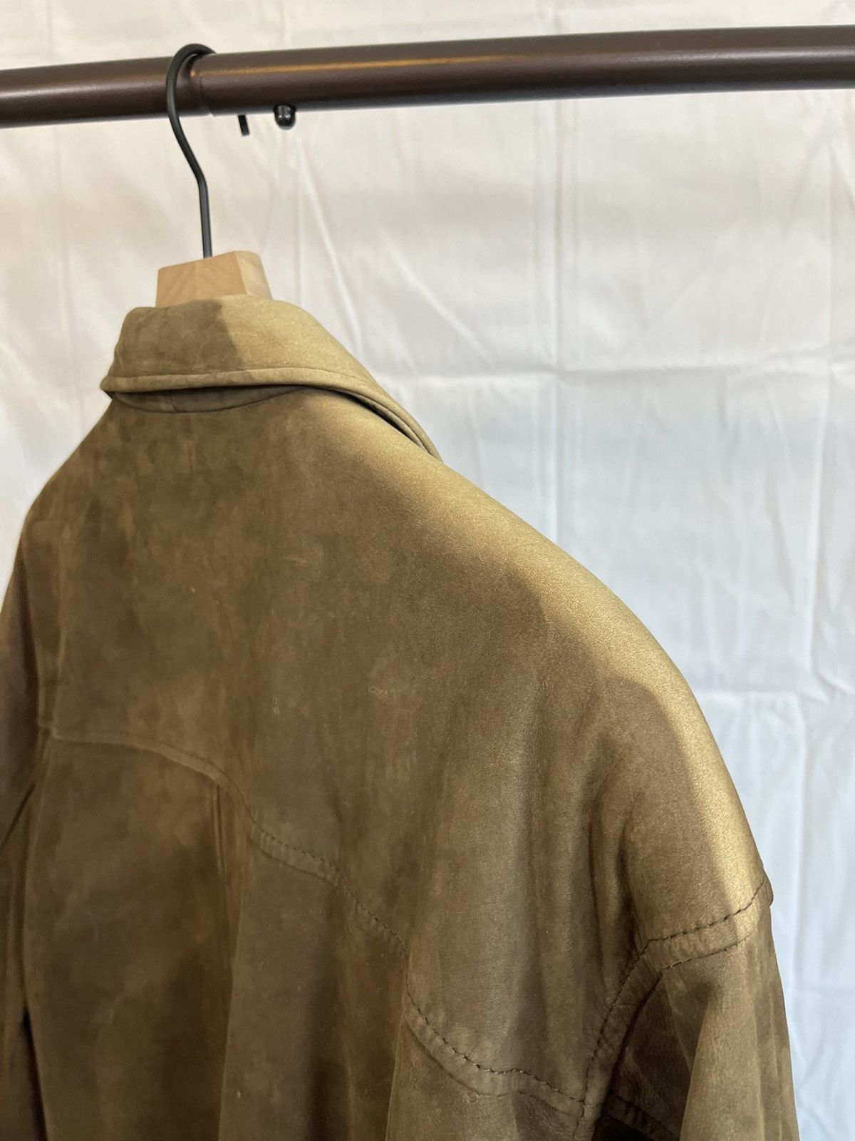 Vintage Faded Brown A2 Style Distressed Leather Jacket Size US L / EU 52-54 / 3 - 13 Thumbnail