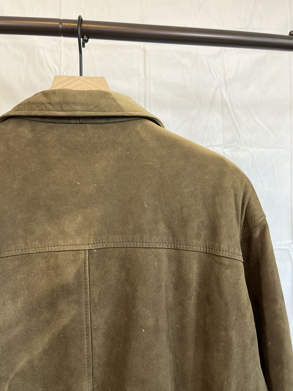 Vintage Faded Brown A2 Style Distressed Leather Jacket Size US L / EU 52-54 / 3 - 11 Thumbnail