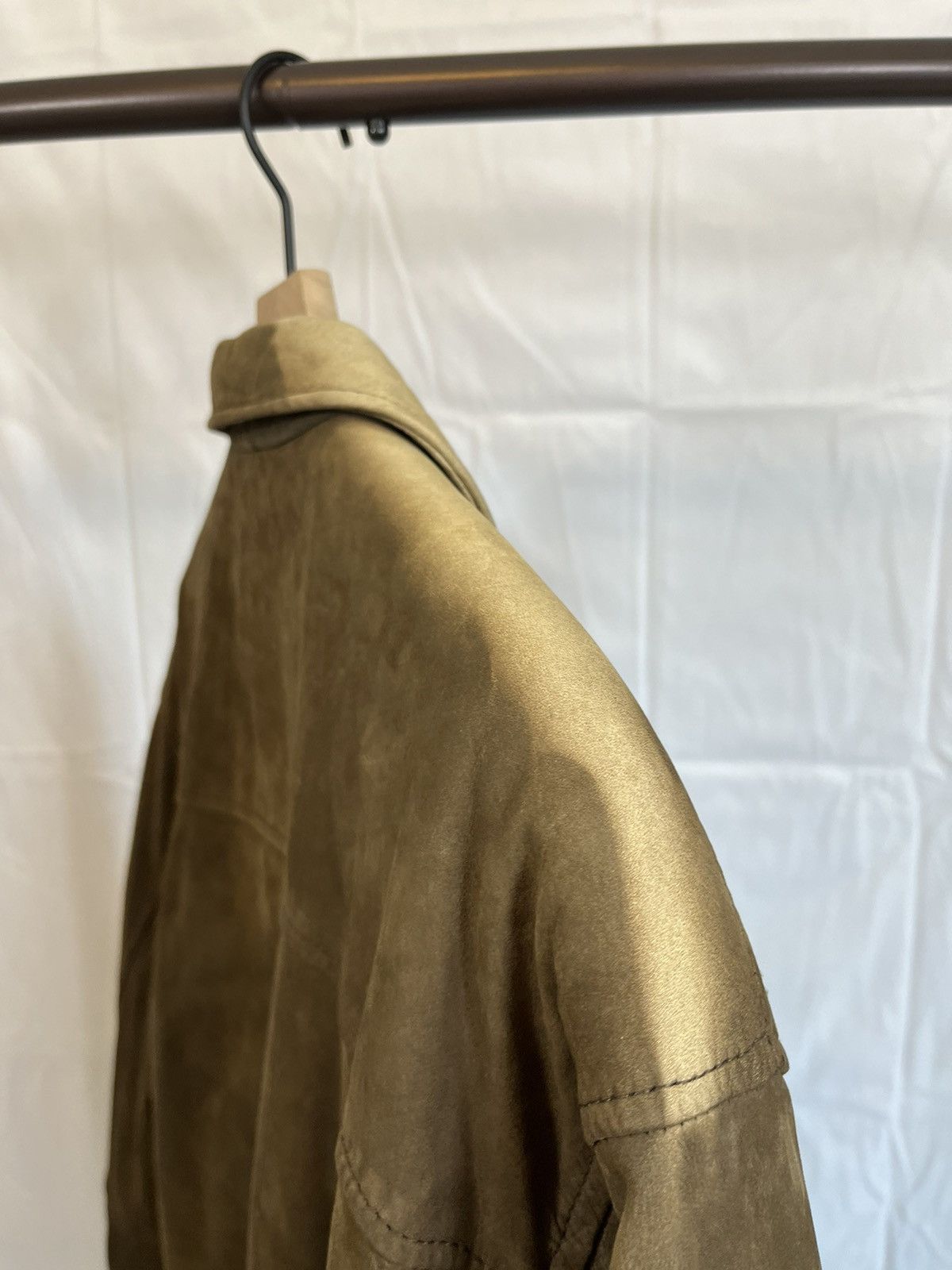 Vintage Faded Brown A2 Style Distressed Leather Jacket Size US L / EU 52-54 / 3 - 12 Thumbnail