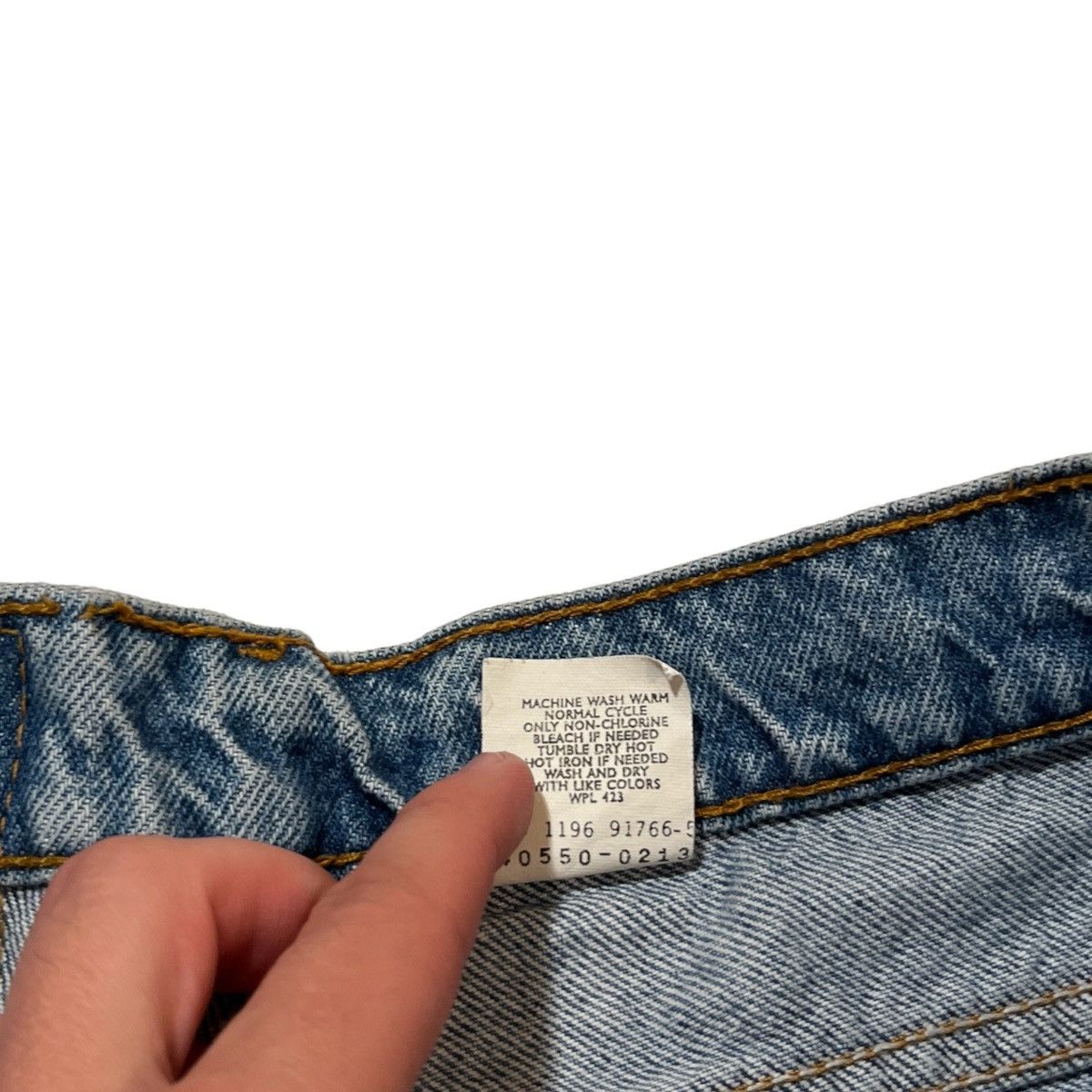 Levi's × Vintage 90s Levi’s 550 Orange Tag Jeans Size US 32 / EU 48 - 4 Thumbnail