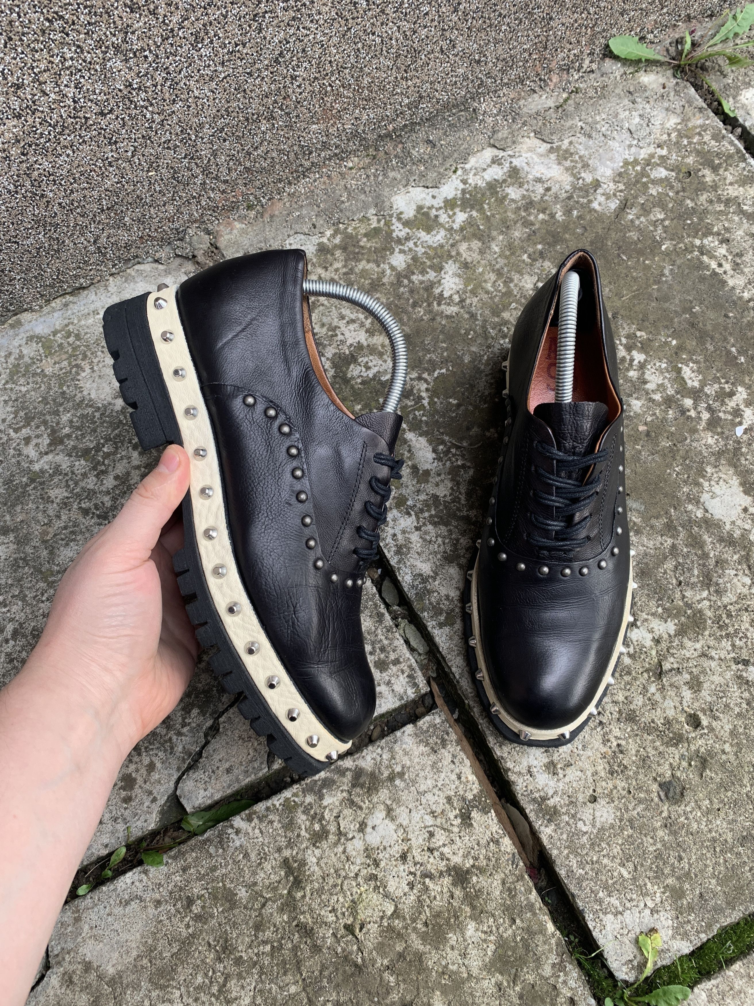 Leather A.S. 98 Leather Shoes Size US 10 / IT 40 - 2 Thumbnail