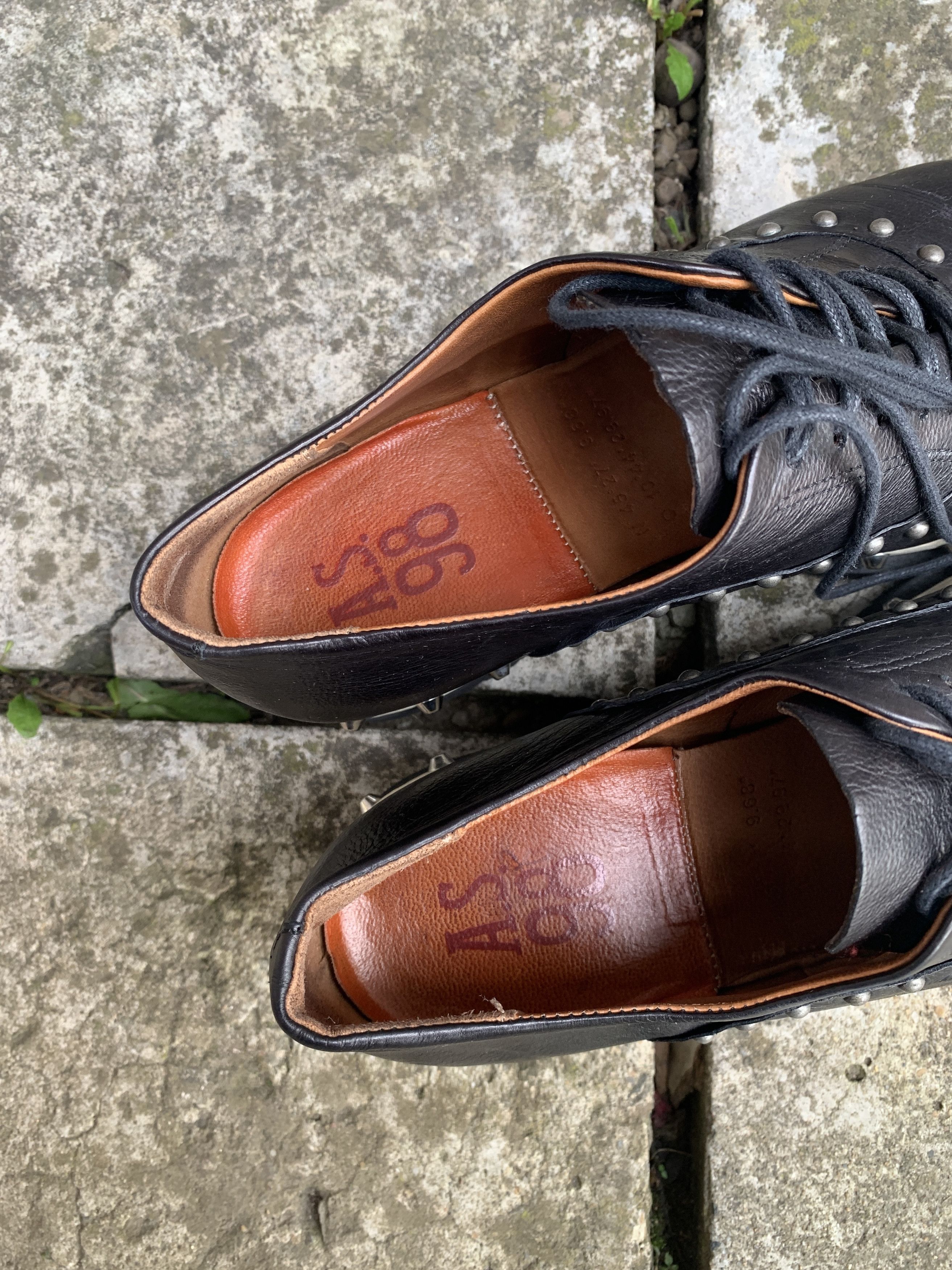 Leather A.S. 98 Leather Shoes Size US 10 / IT 40 - 9 Thumbnail