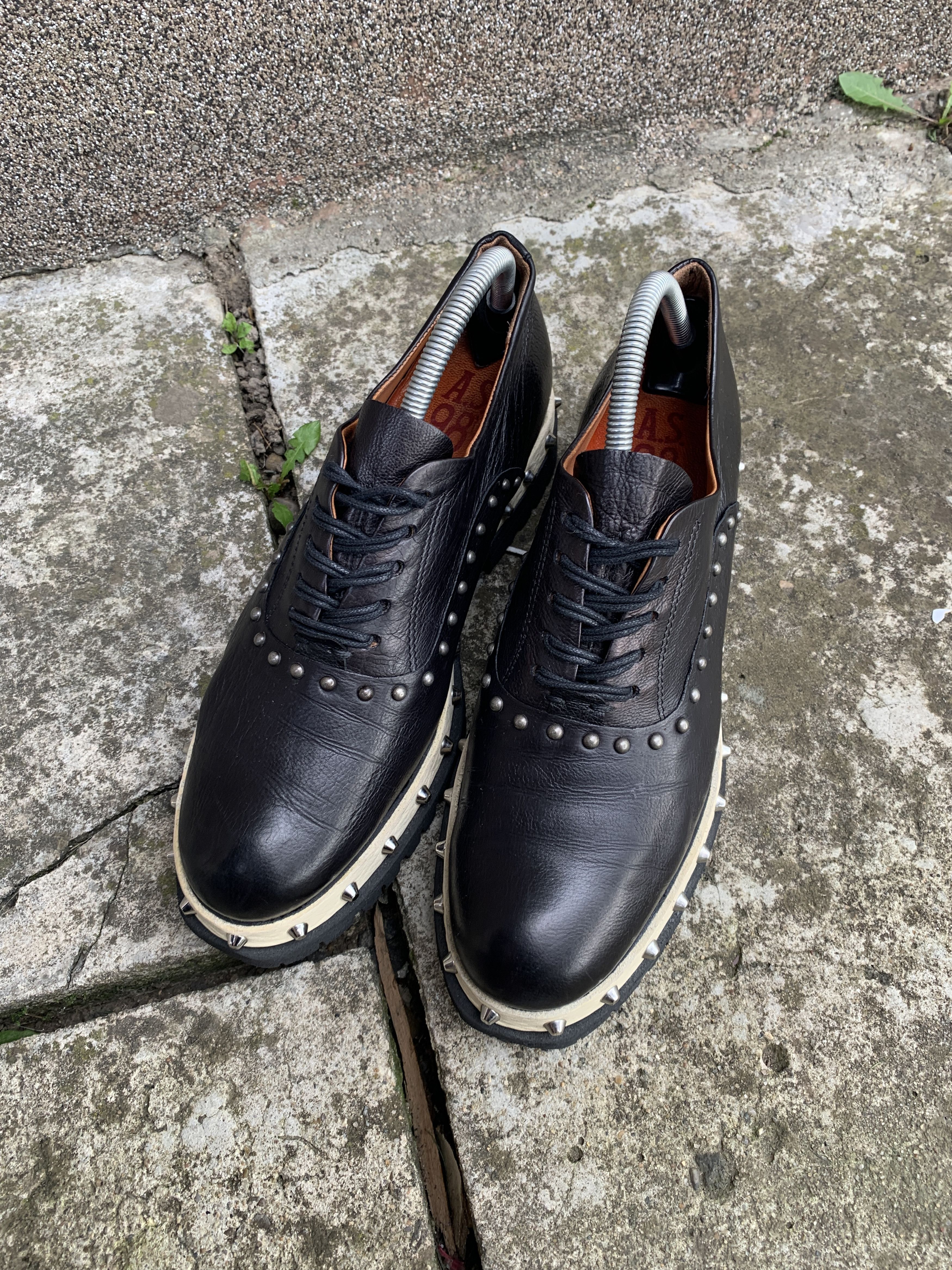 Leather A.S. 98 Leather Shoes Size US 10 / IT 40 - 3 Thumbnail