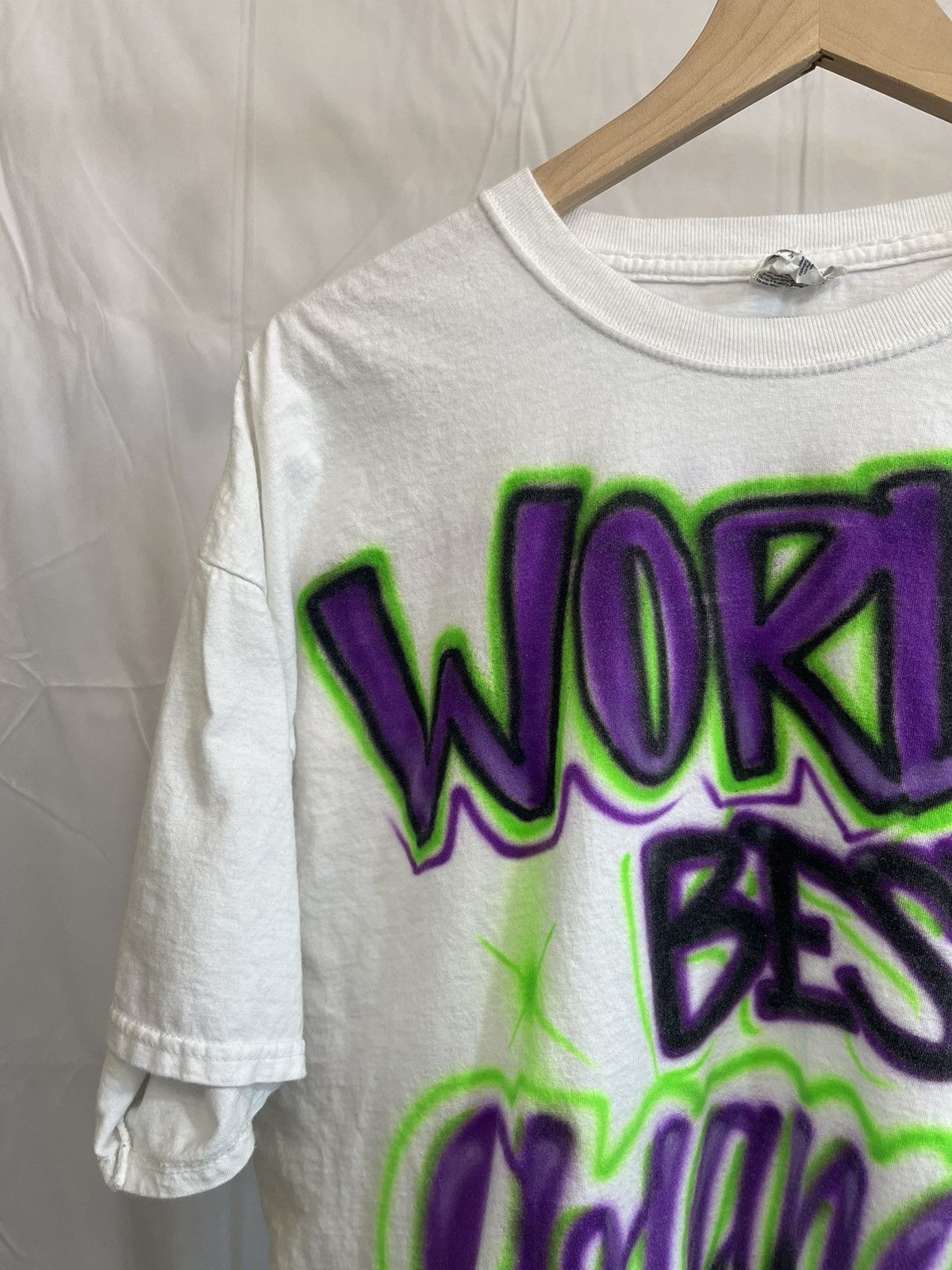 Vintage Worlds Best Grandma Boxy Airbrush 90s Y2K Art Tee Size US XXL / EU 58 / 5 - 6 Thumbnail