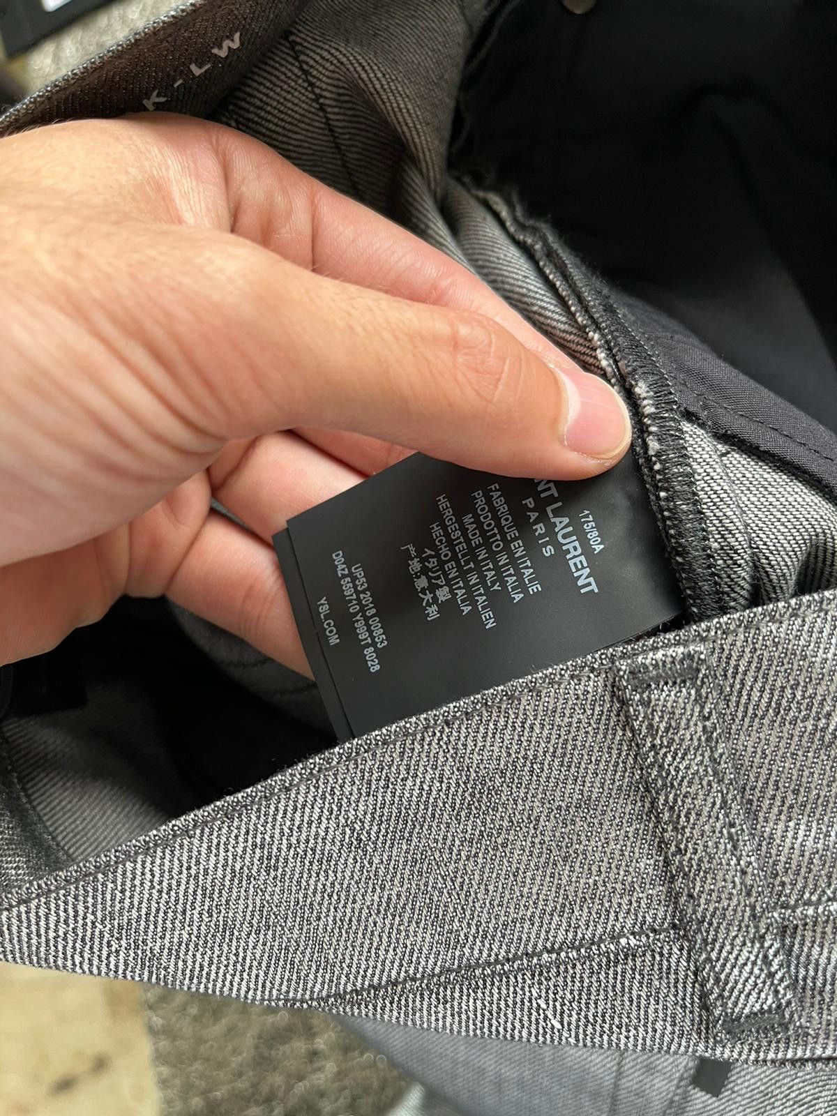 Saint Laurent Paris o1rshd1 D02 Denim in Silver Size US 30 / EU 46 - 14 Thumbnail