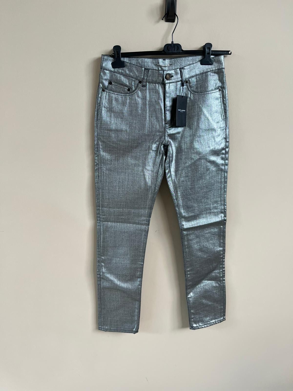 Saint Laurent Paris o1rshd1 D02 Denim in Silver Size US 30 / EU 46 - 2 Thumbnail