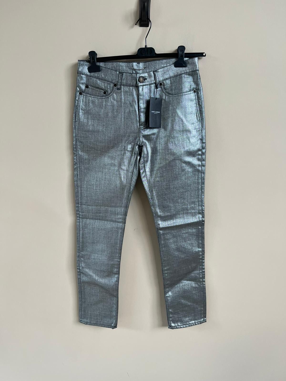 Saint Laurent Paris o1rshd1 D02 Denim in Silver Size US 30 / EU 46 - 1 Thumbnail