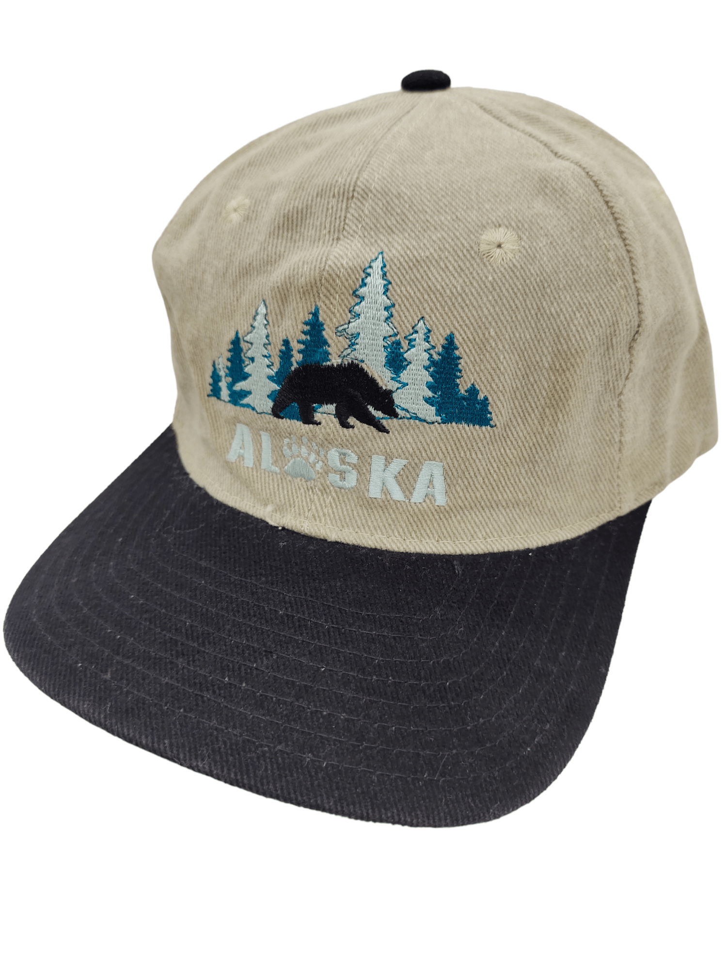 Habitat Vintage 90s Alaska Cap Hat Adjustable Size ONE SIZE - 1 Thumbnail