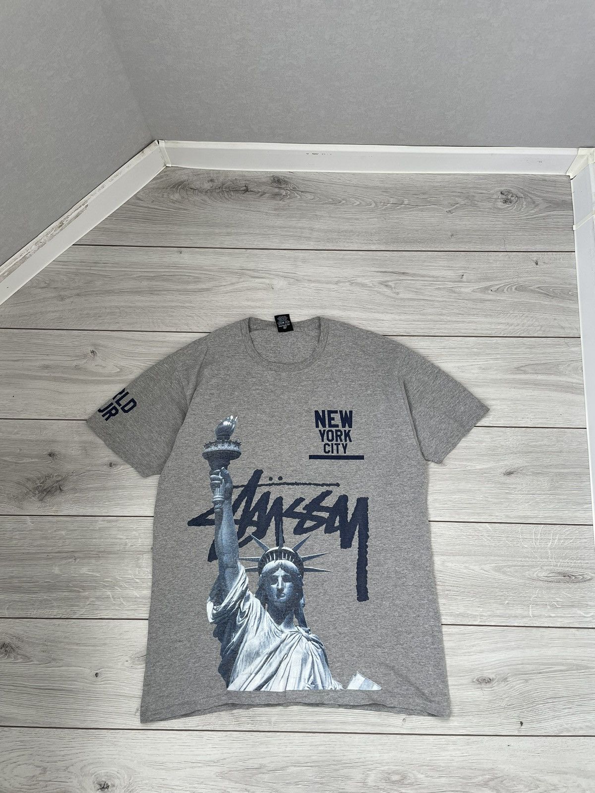 stussy】N.O.S!! NEWYORK CITY CREW T 00s（Stussy Basic Logo