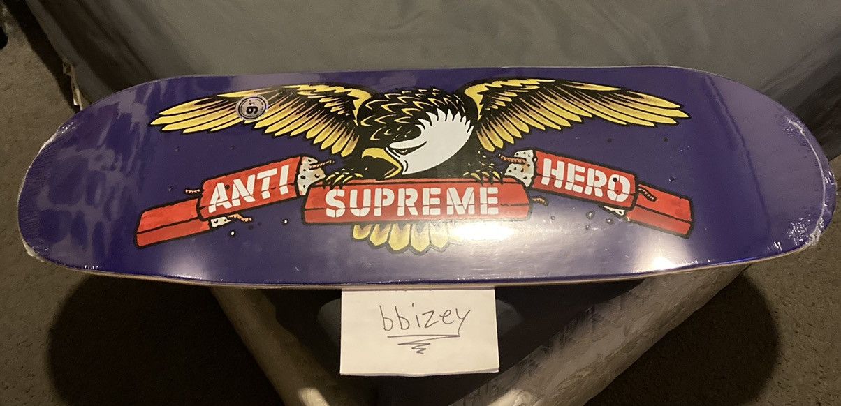 Antihero × Supreme Supreme Antihero Curbs Skateboard Deck Set Both 