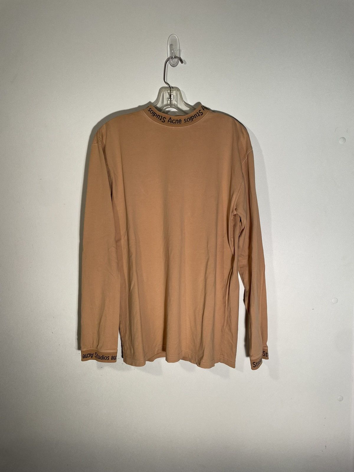 Acne Studios Ribbed Collar Long Sleeve Mockneck Tee