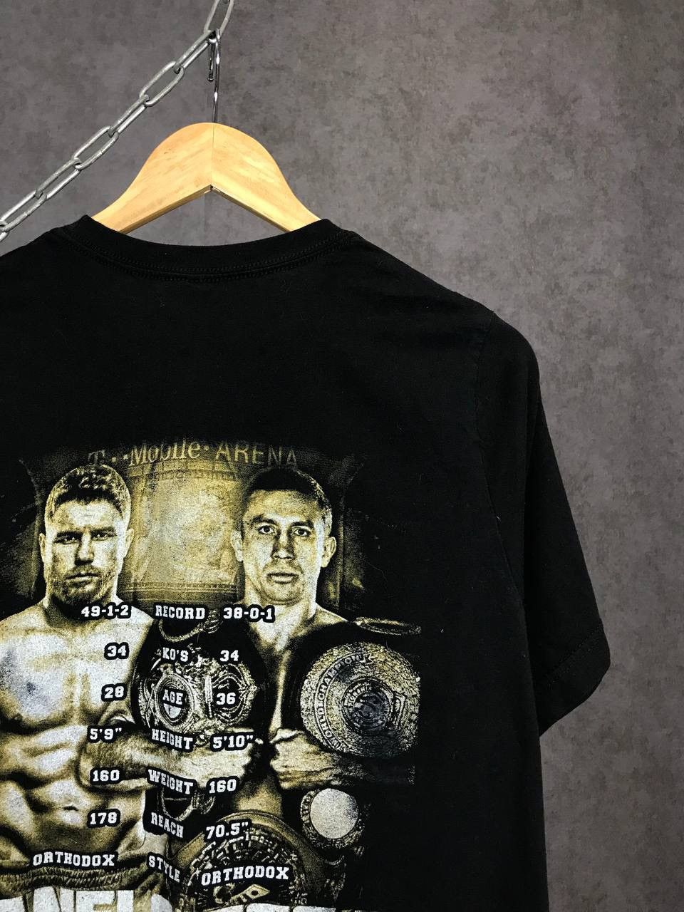Vintage Canelo vs Golovkin vintage sportswear cult fight tee Size US M / EU 48-50 / 2 - 5 Thumbnail