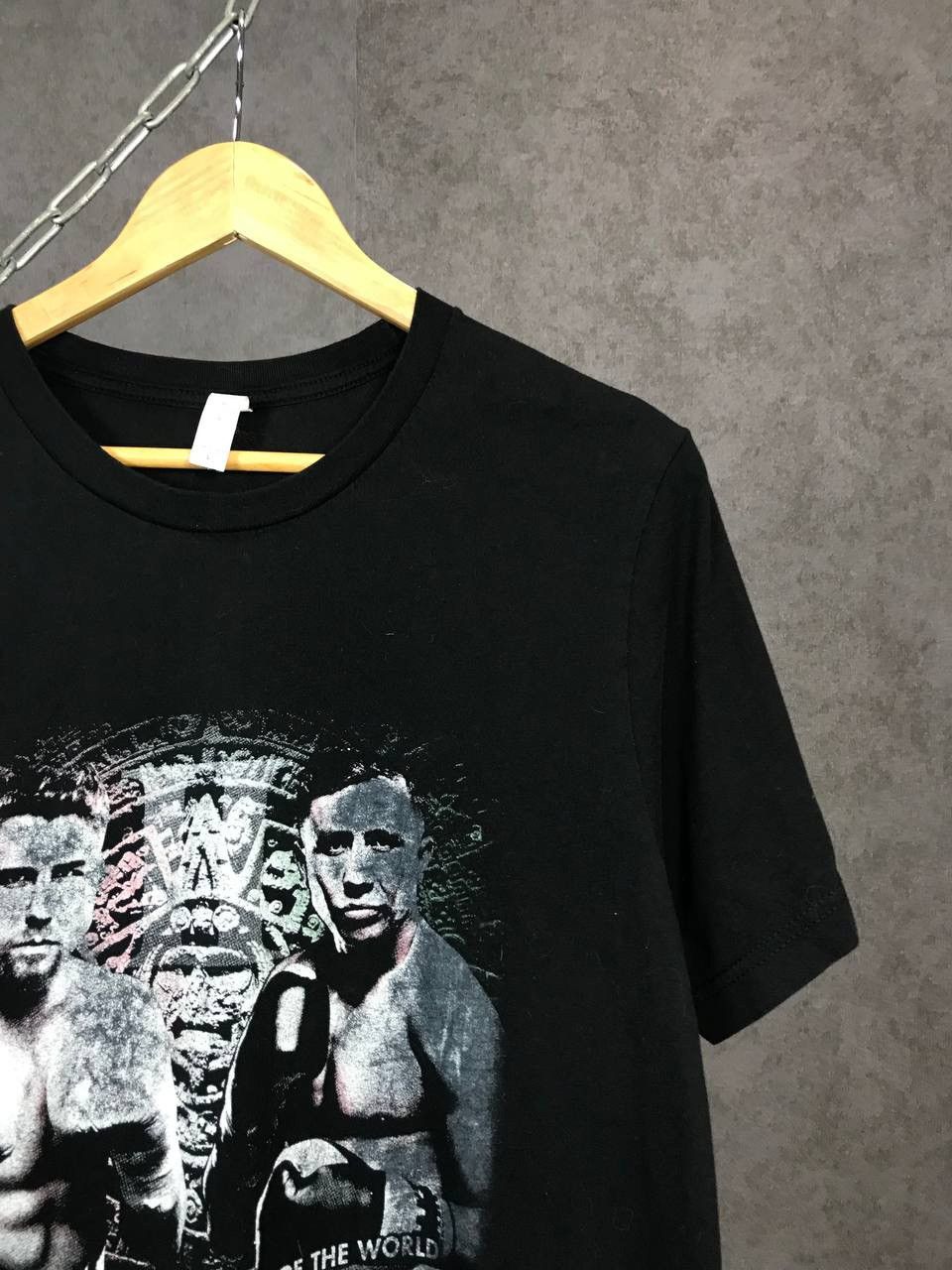 Vintage Canelo vs Golovkin vintage sportswear cult fight tee Size US M / EU 48-50 / 2 - 4 Thumbnail