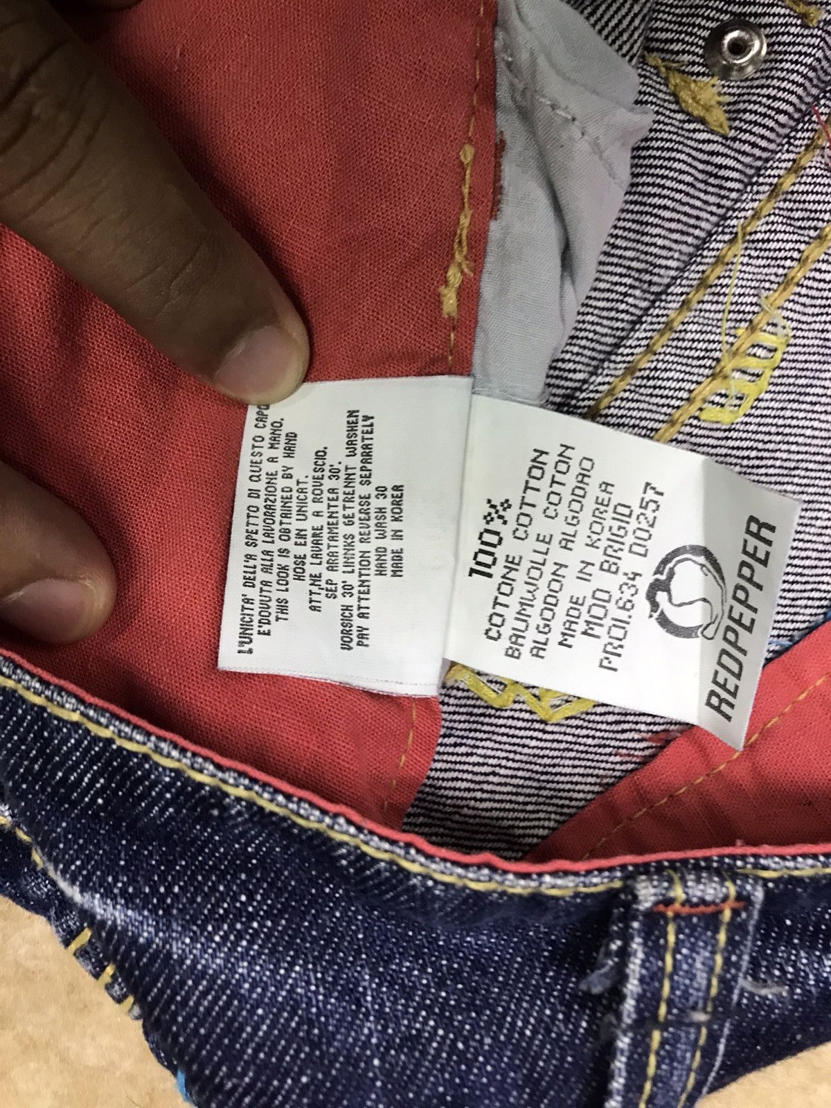Japanese Brand Red Pepper Denim Woman Size US 29 - 10 Thumbnail