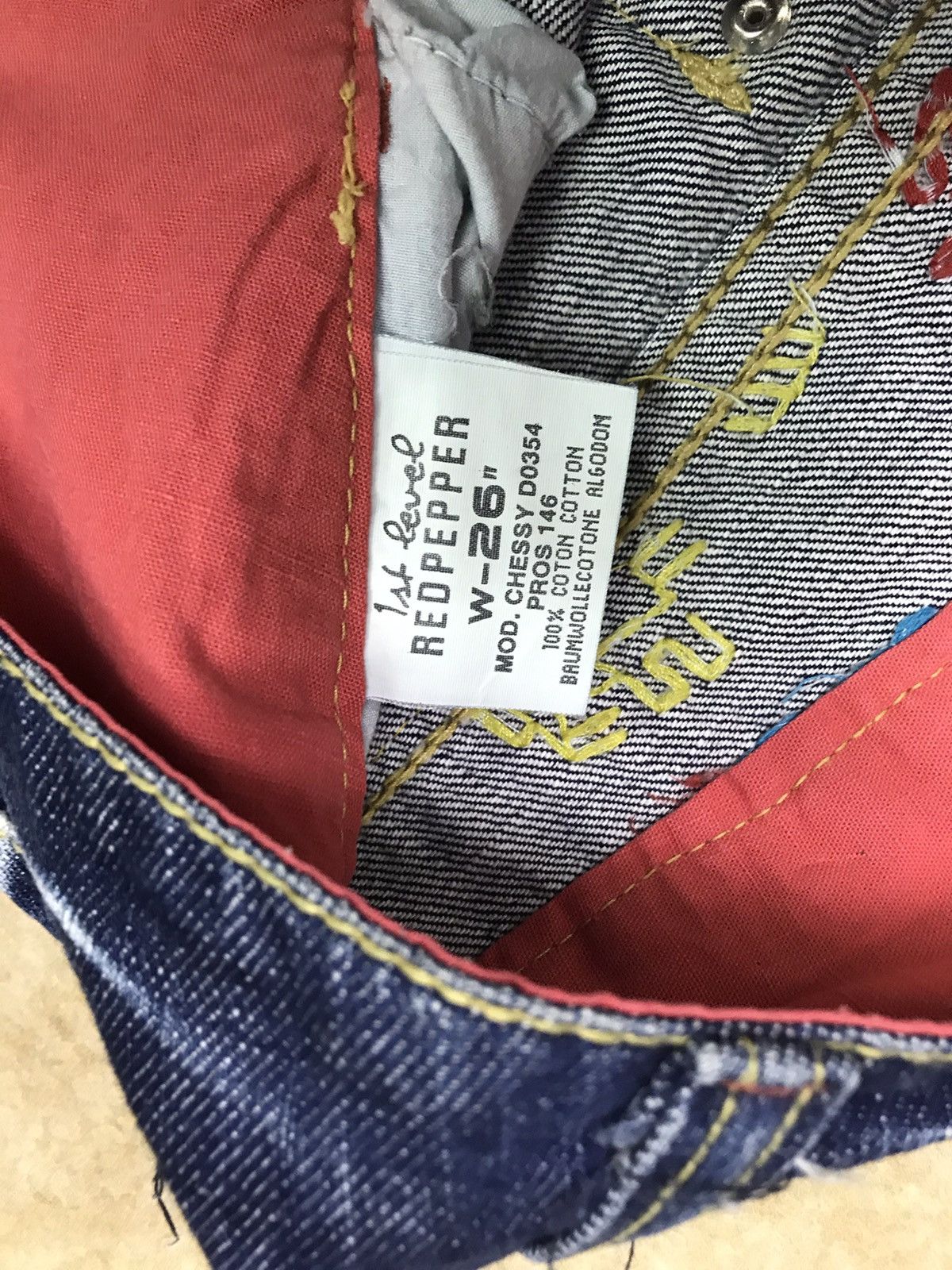 Japanese Brand Red Pepper Denim Woman Size US 29 - 9 Thumbnail