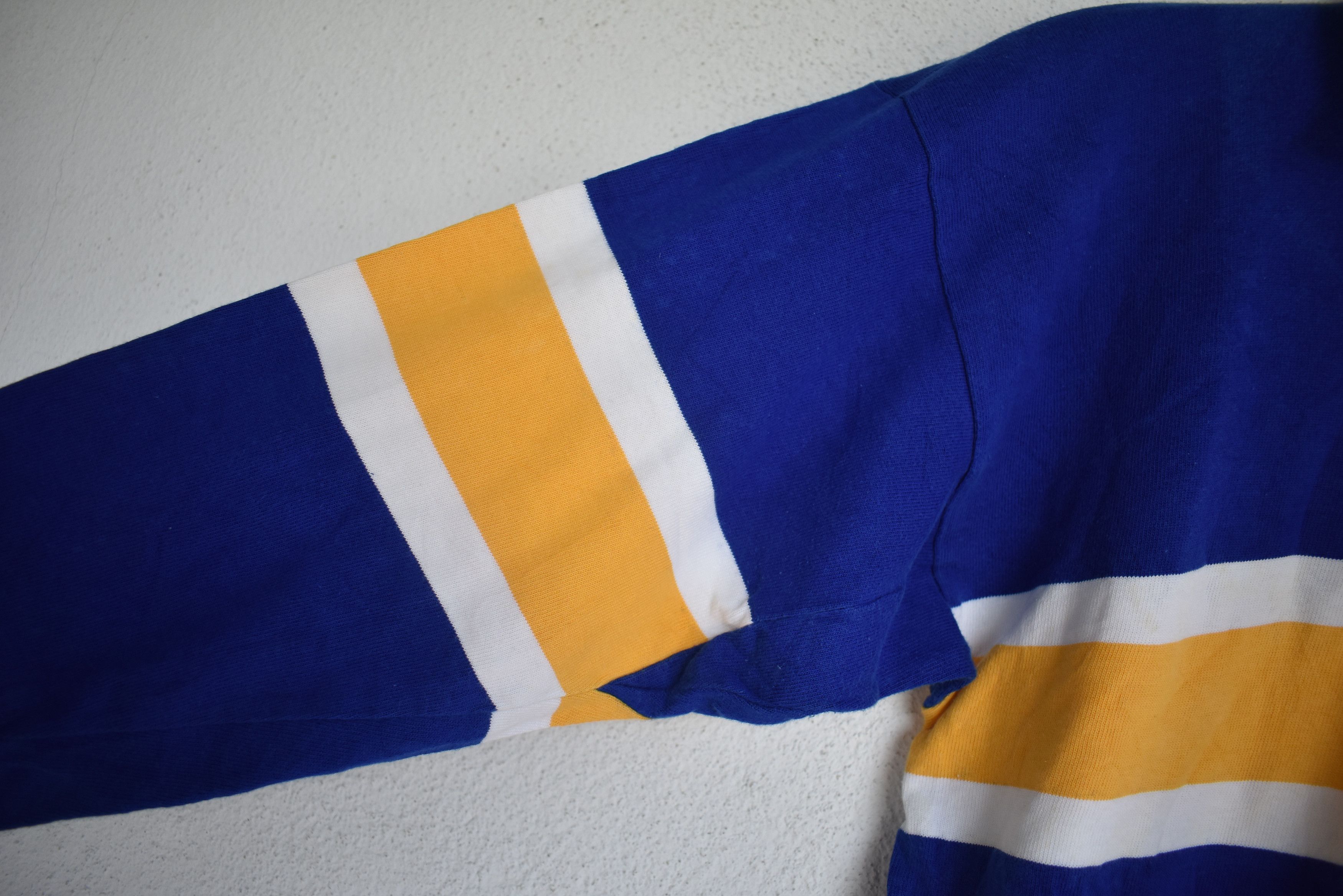 Vintage A099 Vintage 80s HALBRO Rugby Britain Sweatshirt Sportwear Size US M / EU 48-50 / 2 - 3 Thumbnail