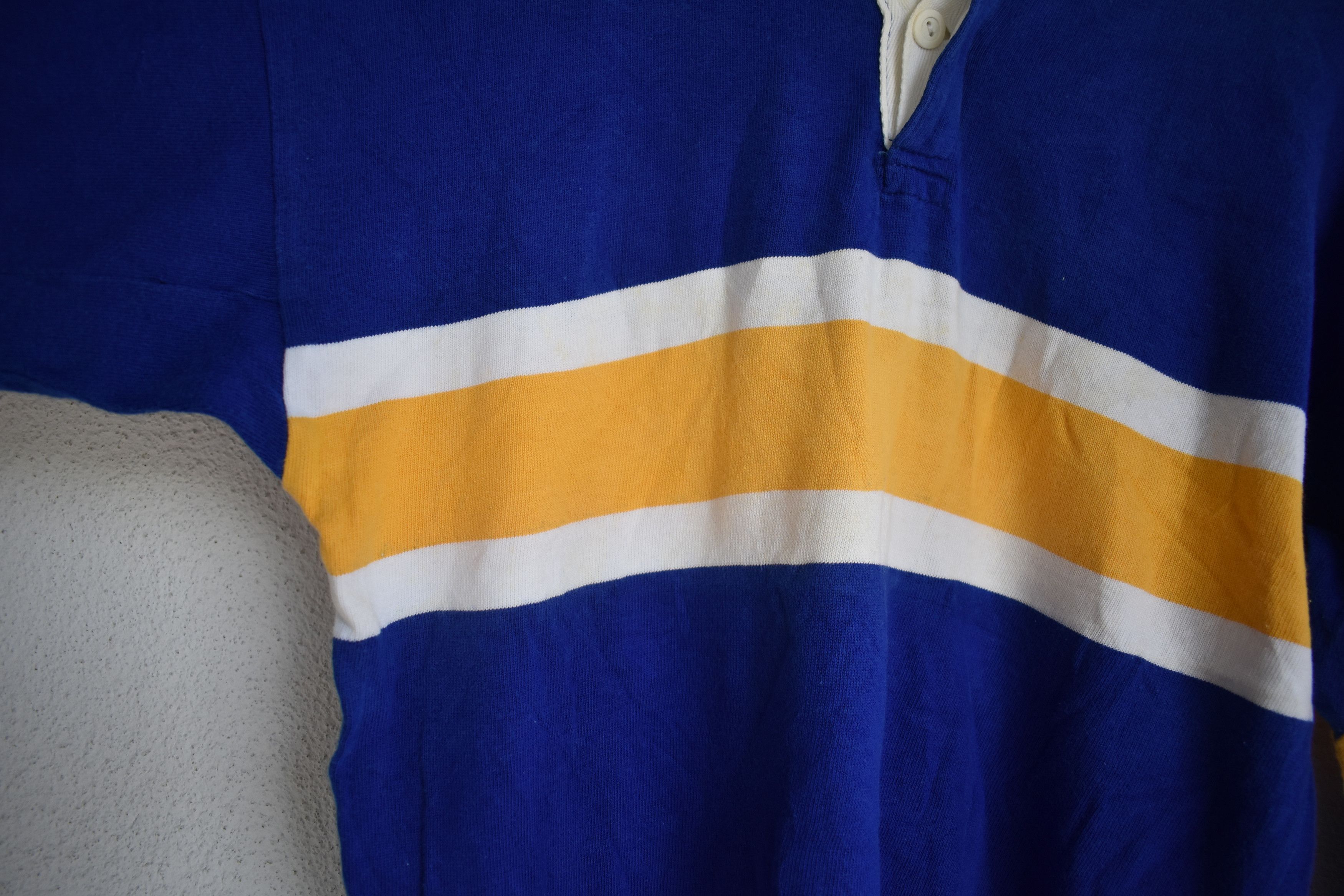 Vintage A099 Vintage 80s HALBRO Rugby Britain Sweatshirt Sportwear Size US M / EU 48-50 / 2 - 4 Thumbnail