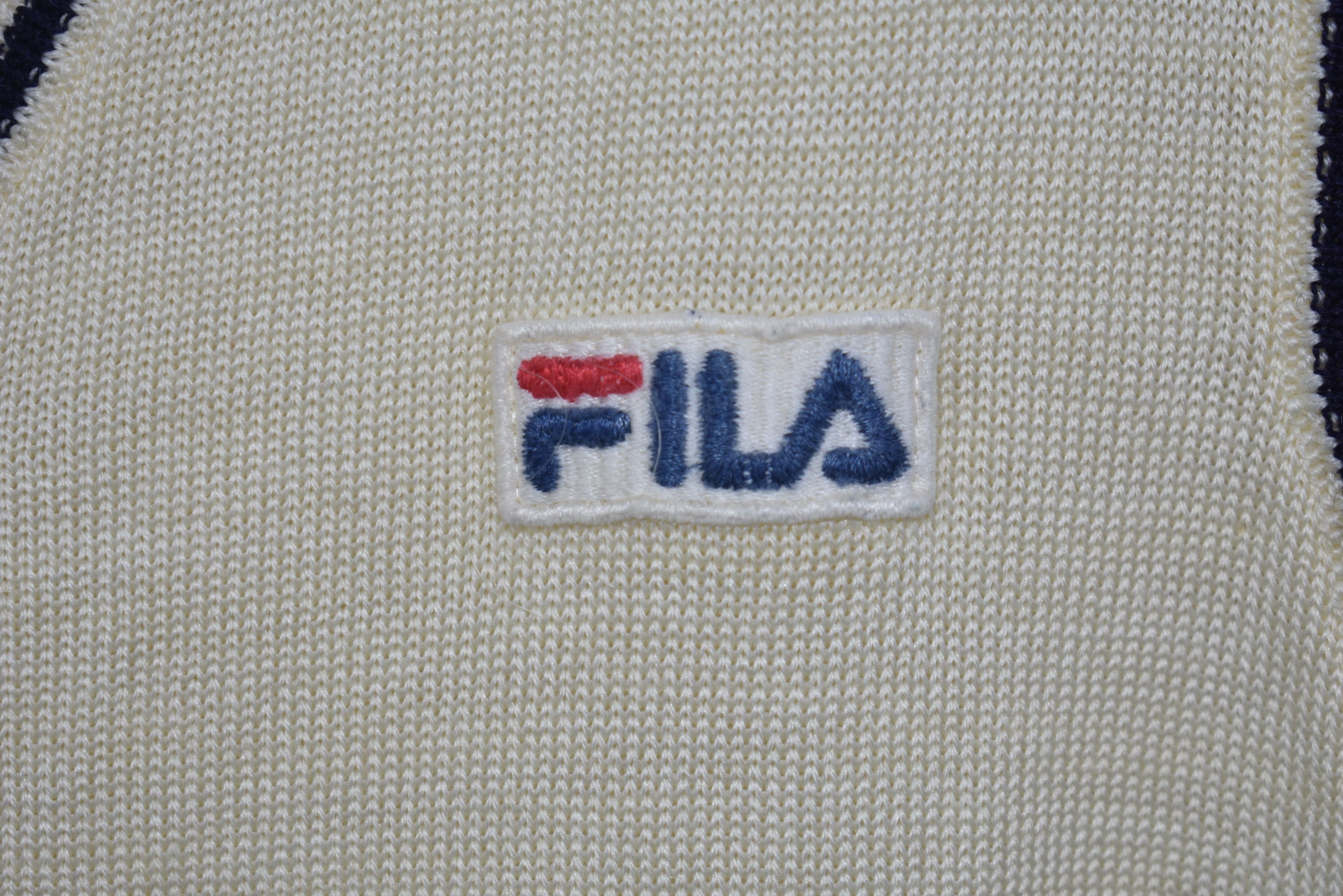 Fila × Vintage A094 Vintage Fila Vest Cardigan Size US S / EU 44-46 / 1 - 3 Thumbnail