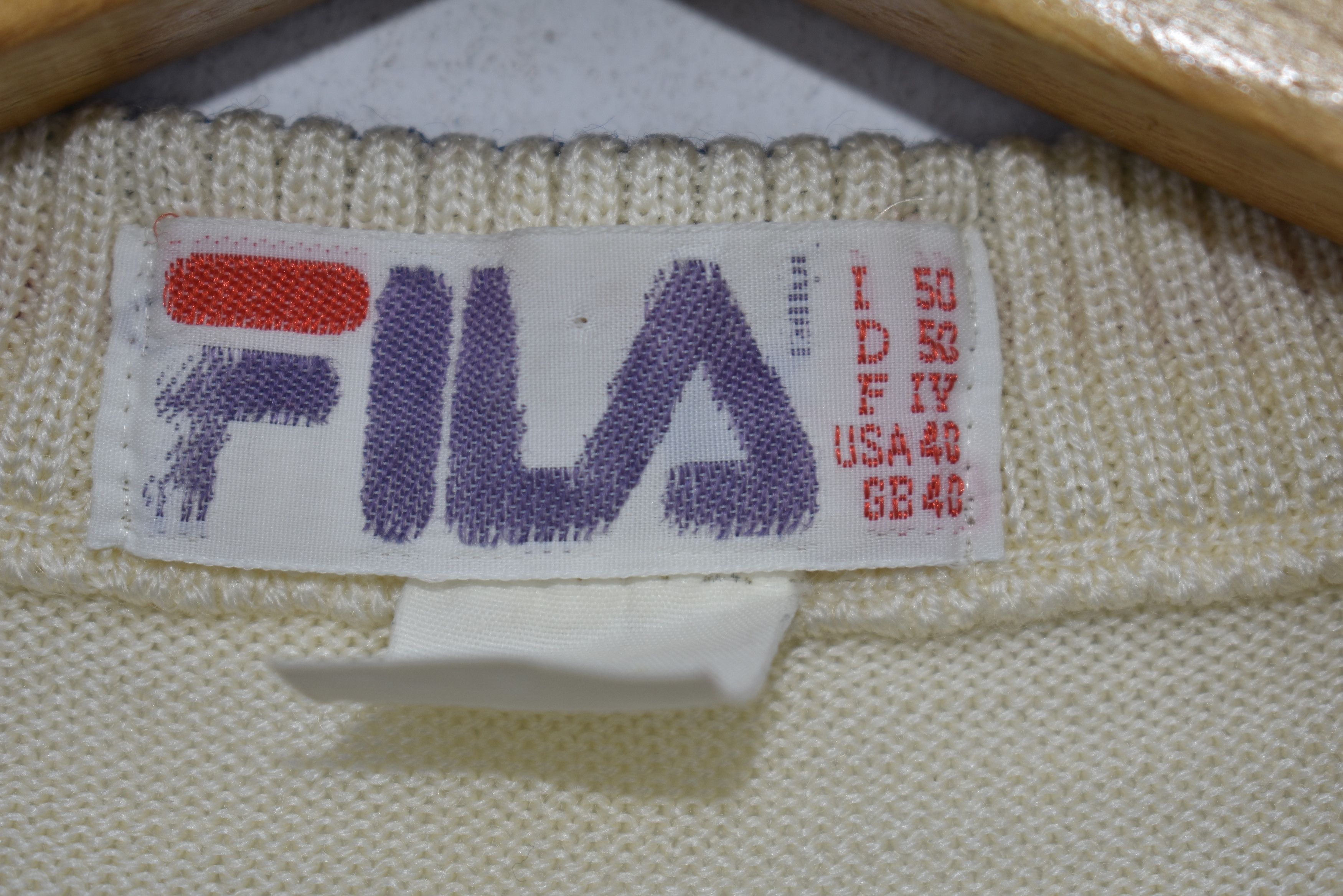 Fila × Vintage A094 Vintage Fila Vest Cardigan Size US S / EU 44-46 / 1 - 4 Thumbnail