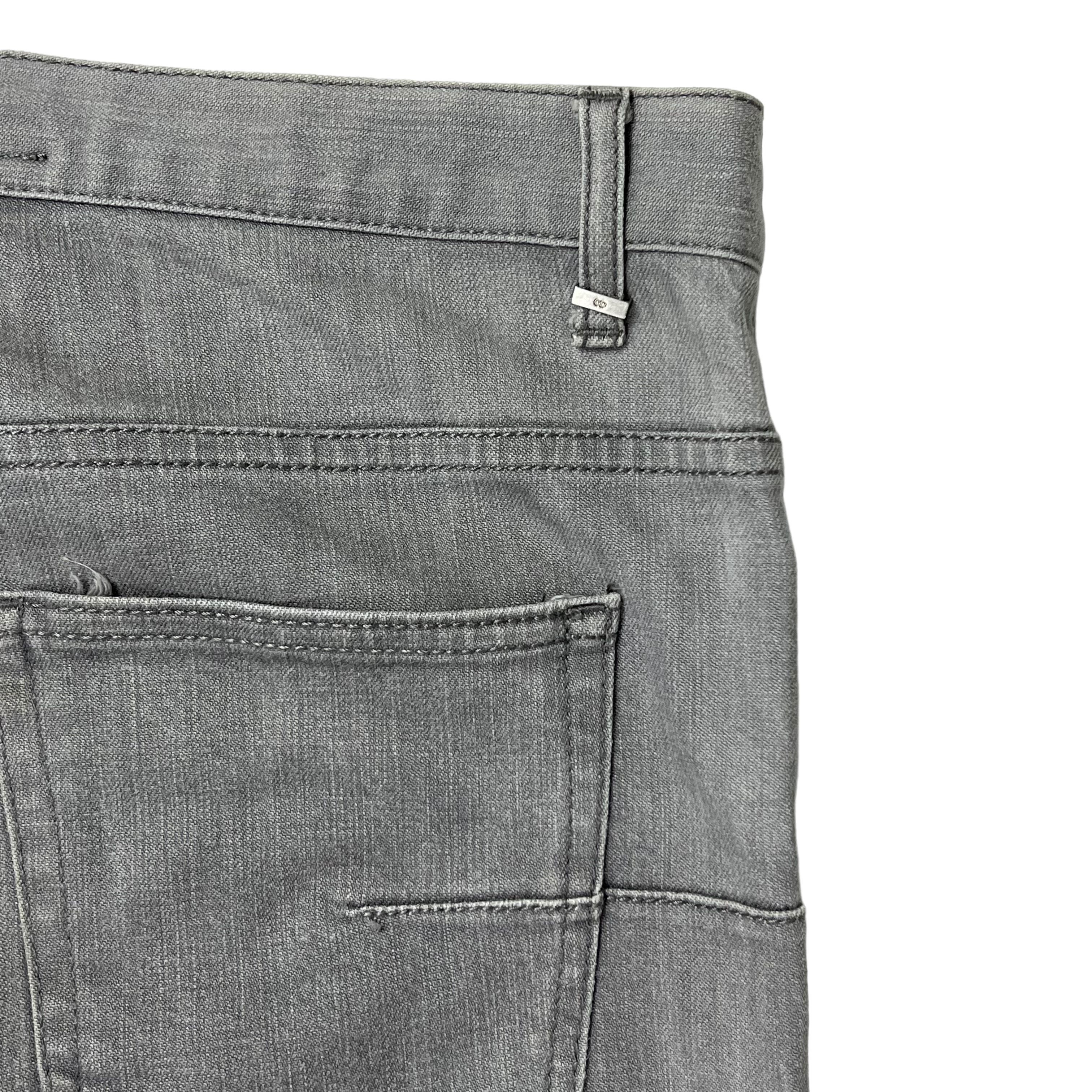 Dior Hedi Slimane Gray Denim Size US 34 / EU 50 - 7 Thumbnail