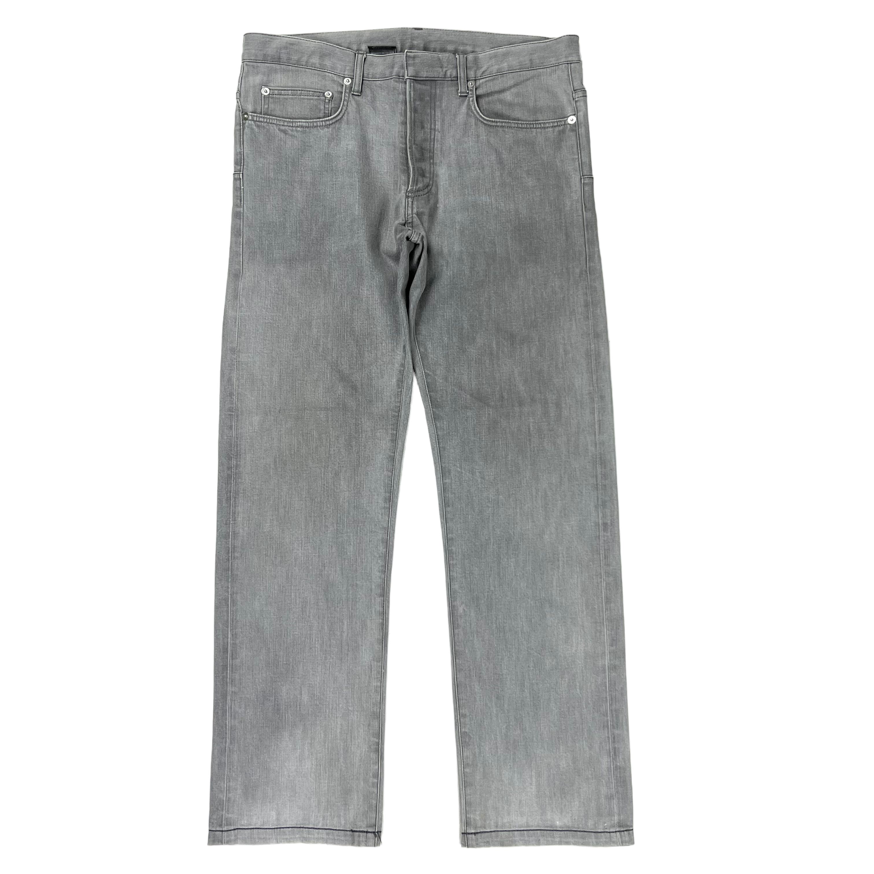Hedi Slimane Gray Denim