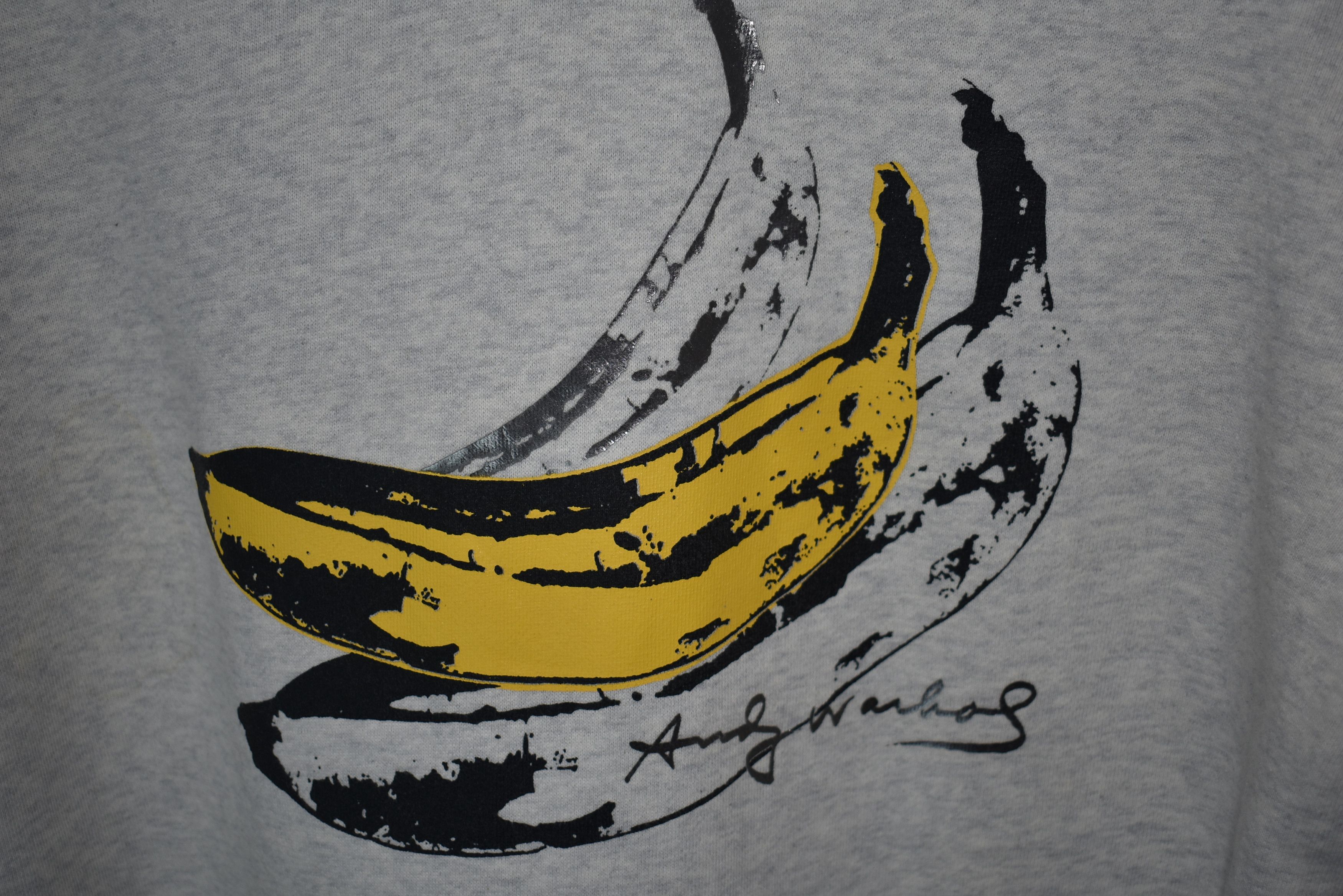Andy Warhol × Vintage A086 ANDY WARHOL Hoodie Sweatshirt Unisex Vintage 1990s Size US L / EU 52-54 / 3 - 4 Thumbnail