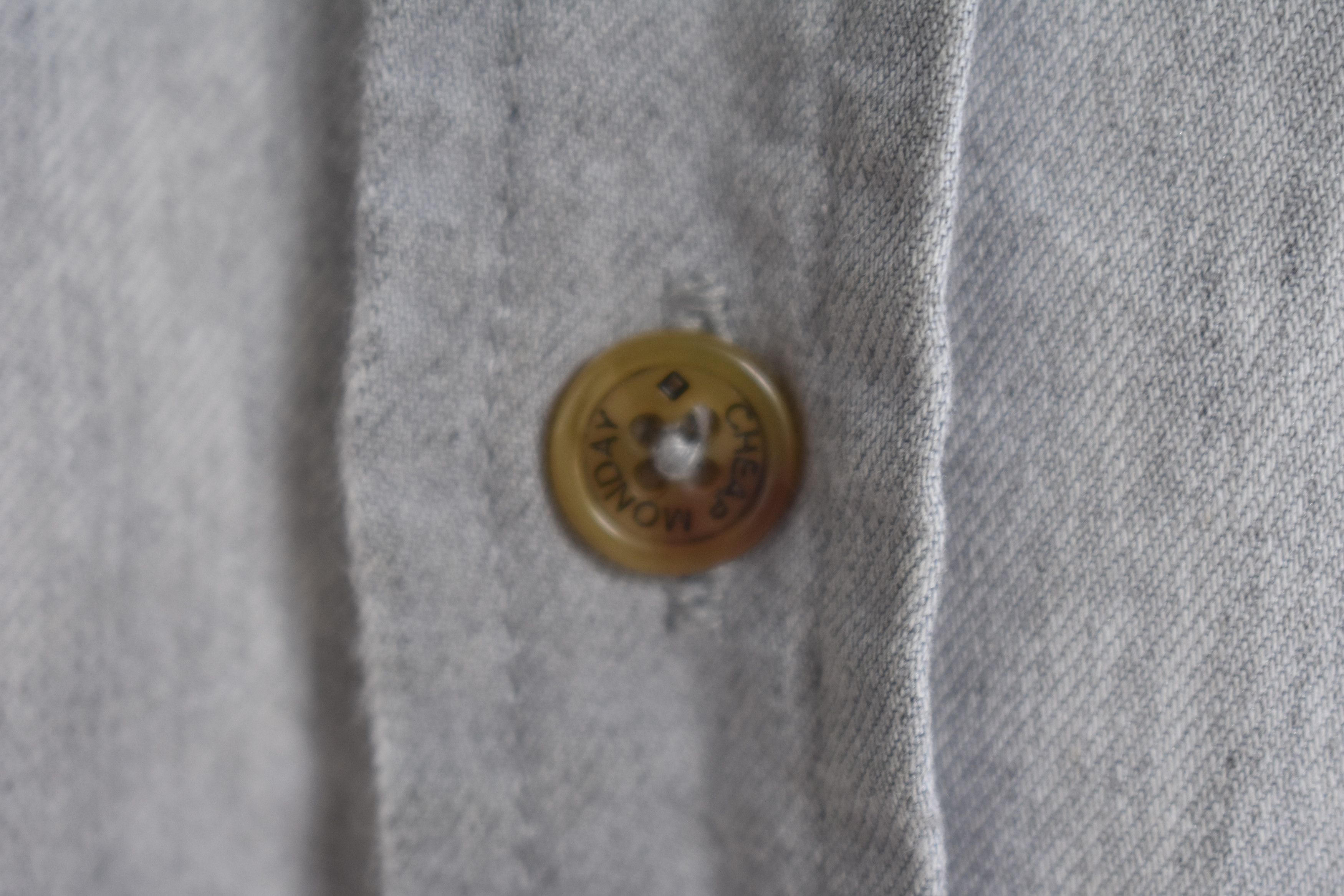 Cheap Monday × Vintage A081 Cheap Monday Distressed Denim Shirt Size US M / EU 48-50 / 2 - 5 Thumbnail