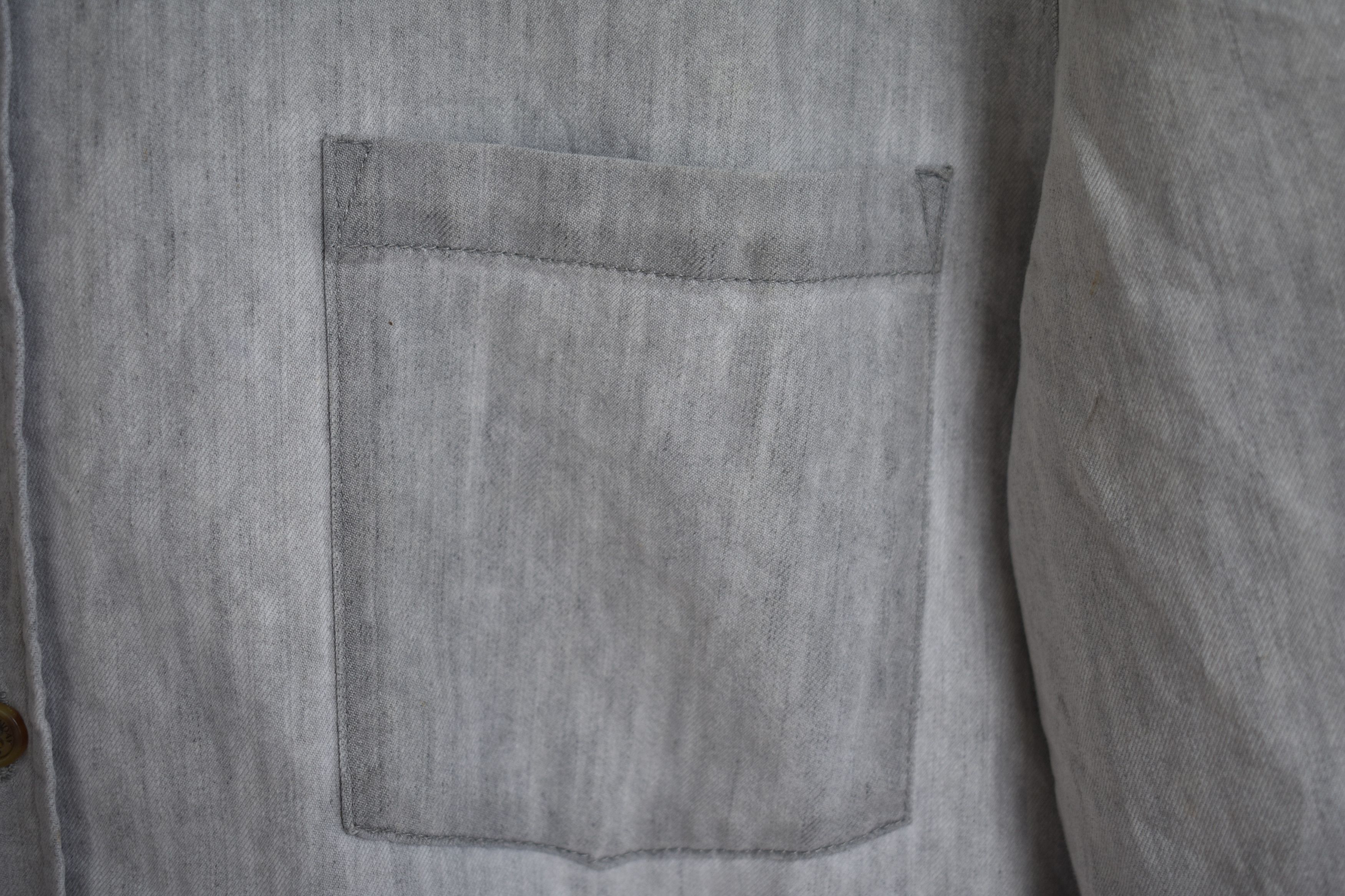 Cheap Monday × Vintage A081 Cheap Monday Distressed Denim Shirt Size US M / EU 48-50 / 2 - 6 Thumbnail
