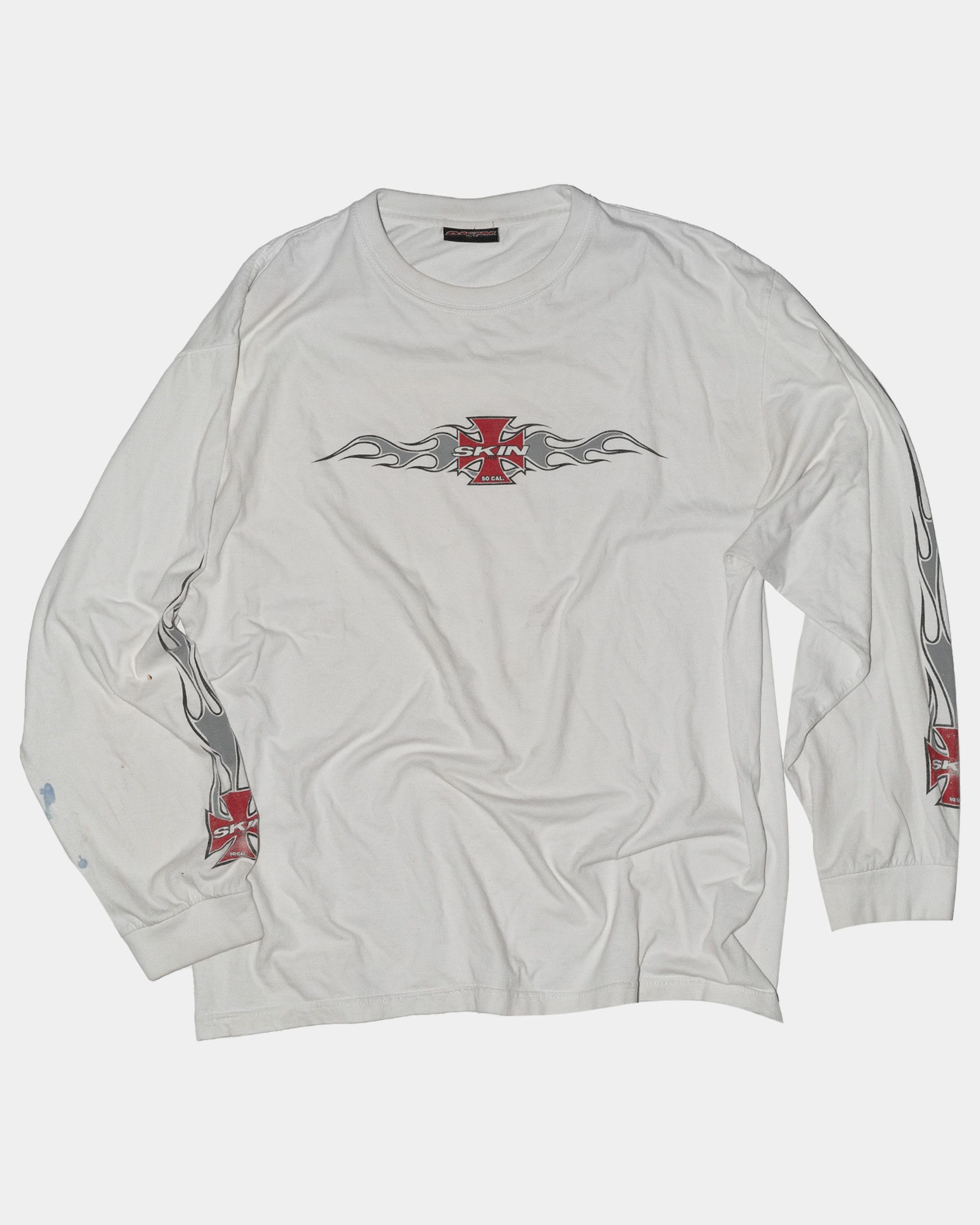 SKIN INDUSTRIES WHITE LONGSLEEVE