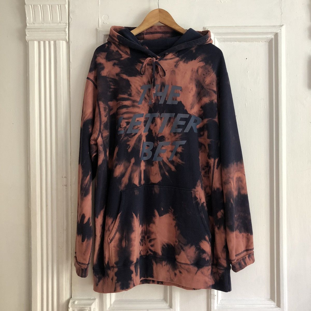 The Letter Bet Acid Wash Hoodie