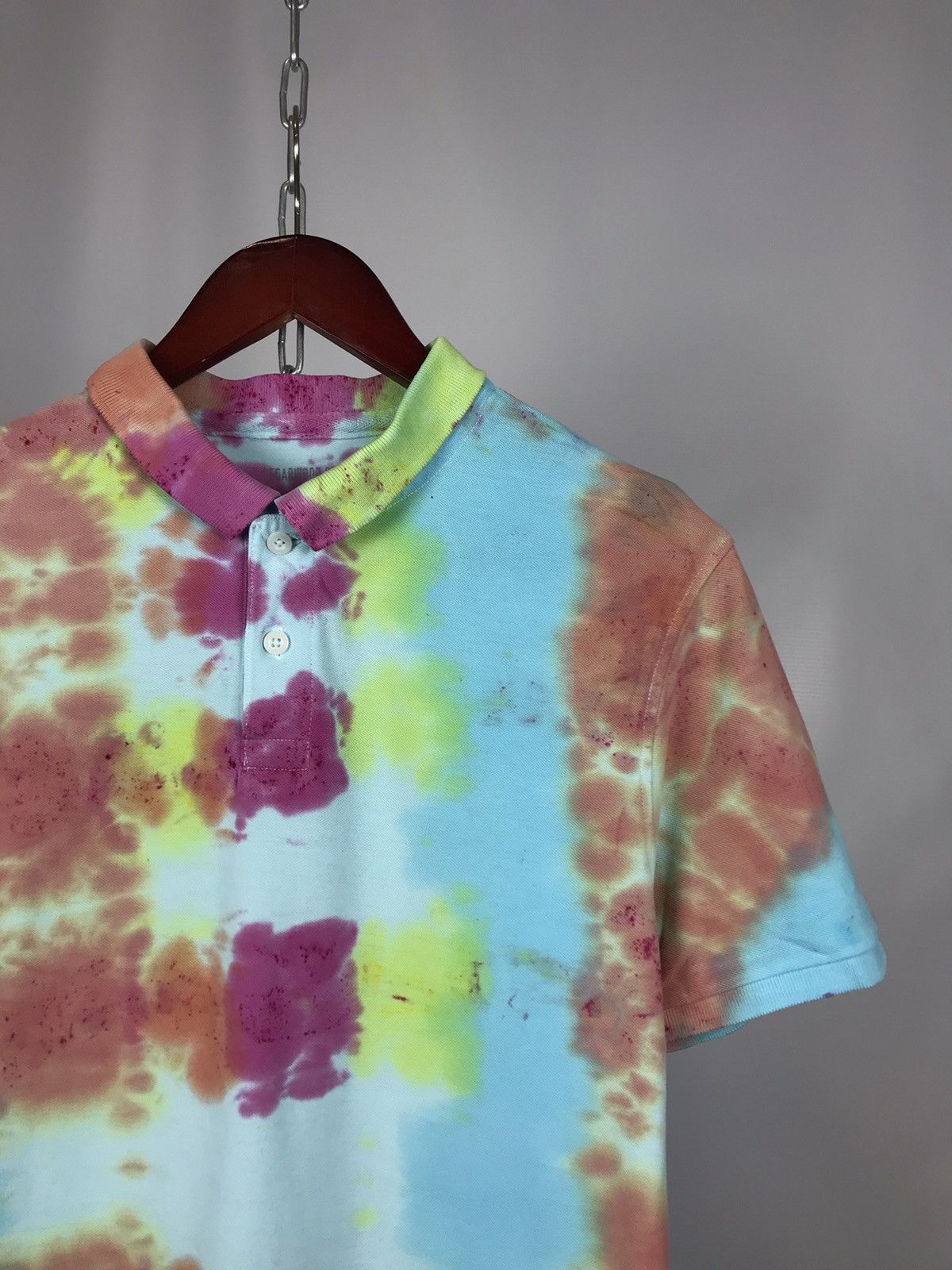 Other Crazy tie die multicolor polo tee Size US M / EU 48-50 / 2 - 2 Thumbnail