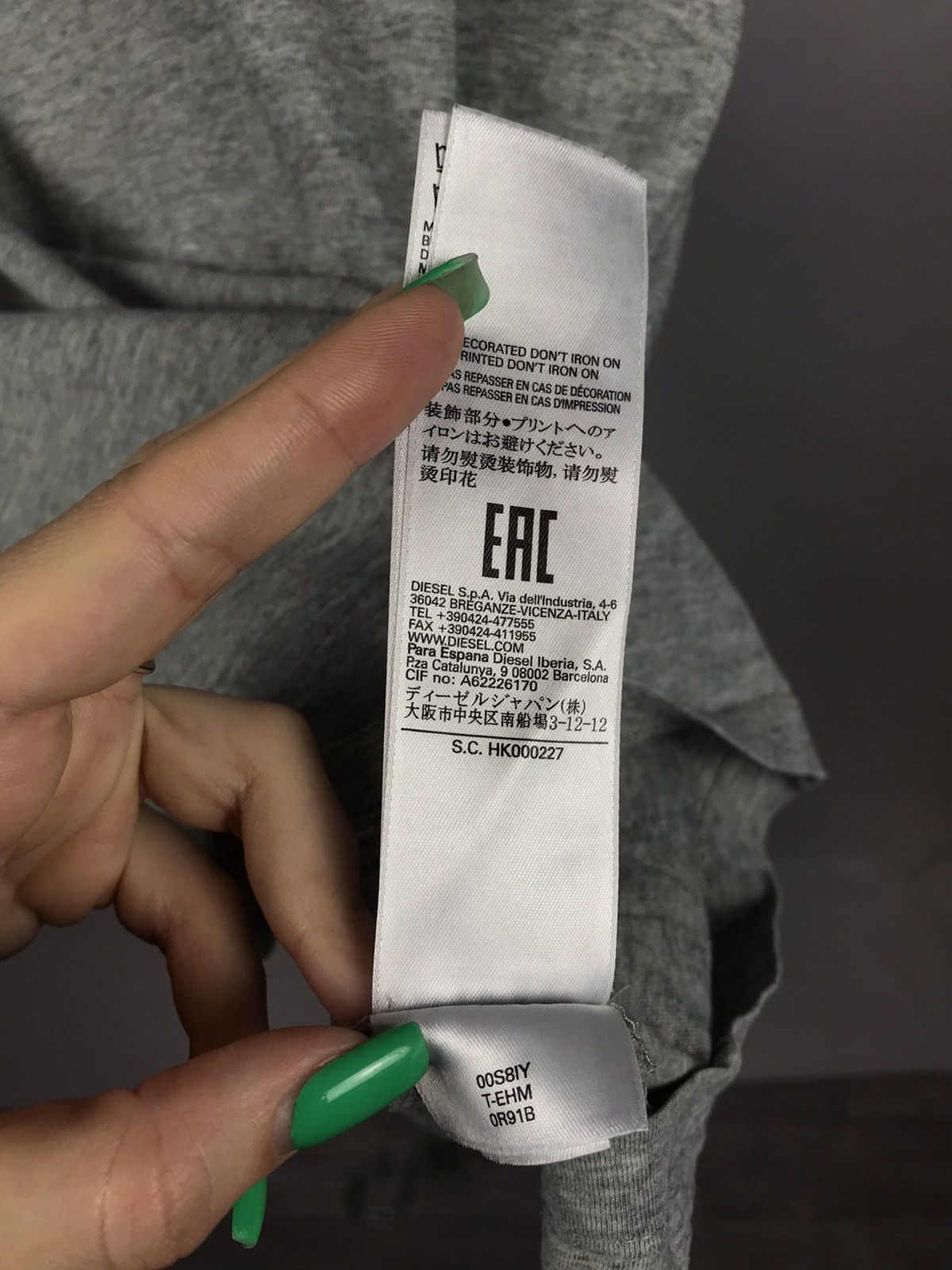 Diesel Diesel luxury streetwear tee Size US XL / EU 56 / 4 - 5 Thumbnail