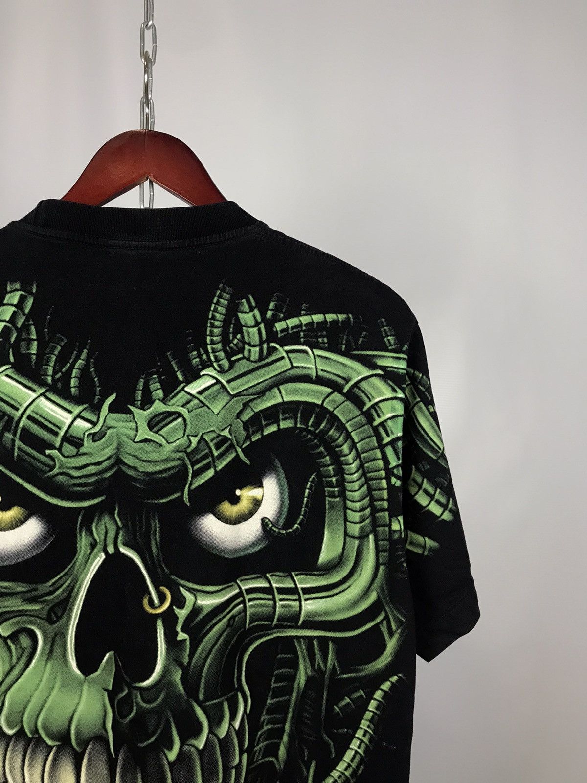 Band Tees Skull skeleton overprinted vintage rock tee Size US M / EU 48-50 / 2 - 5 Thumbnail