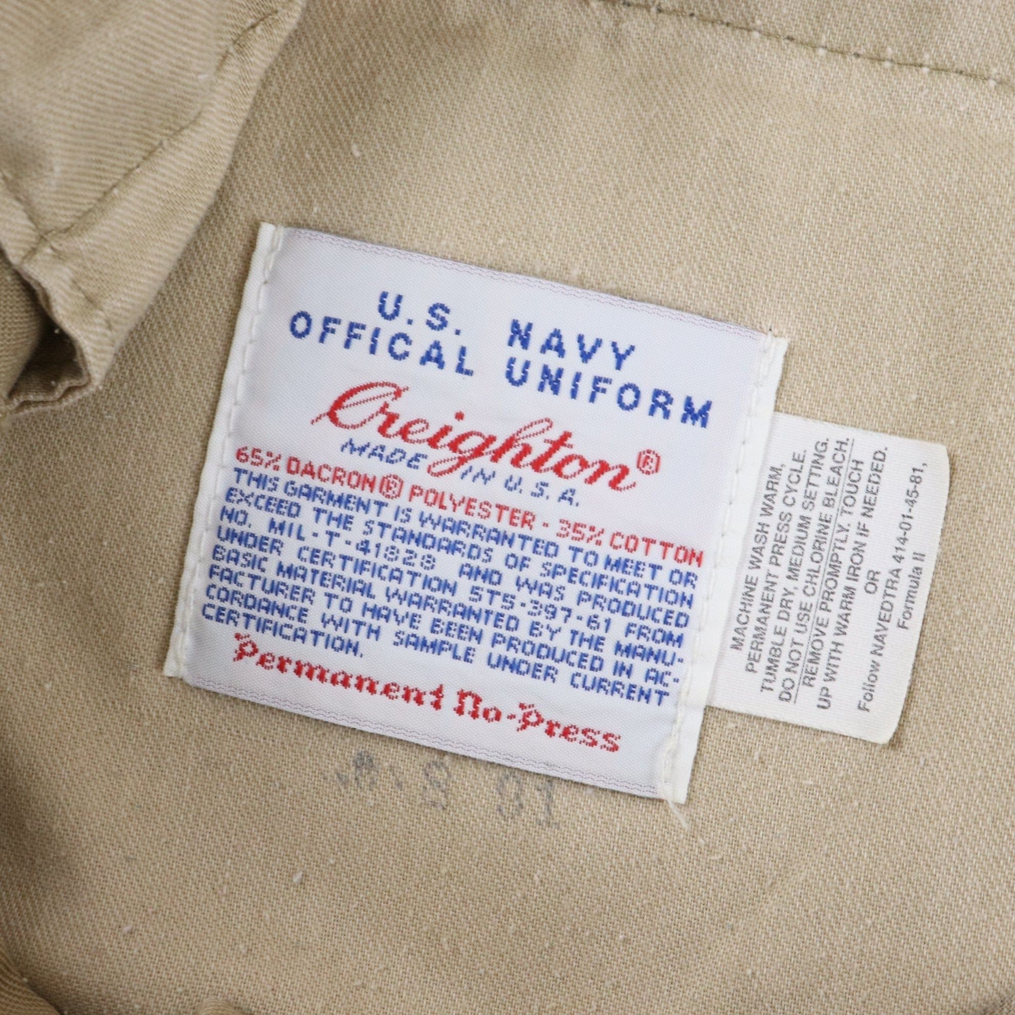 Vintage Vintage US Navy Creighton Uniform Pants Size 36 x 30 Size US 36 / EU 52 - 5 Preview
