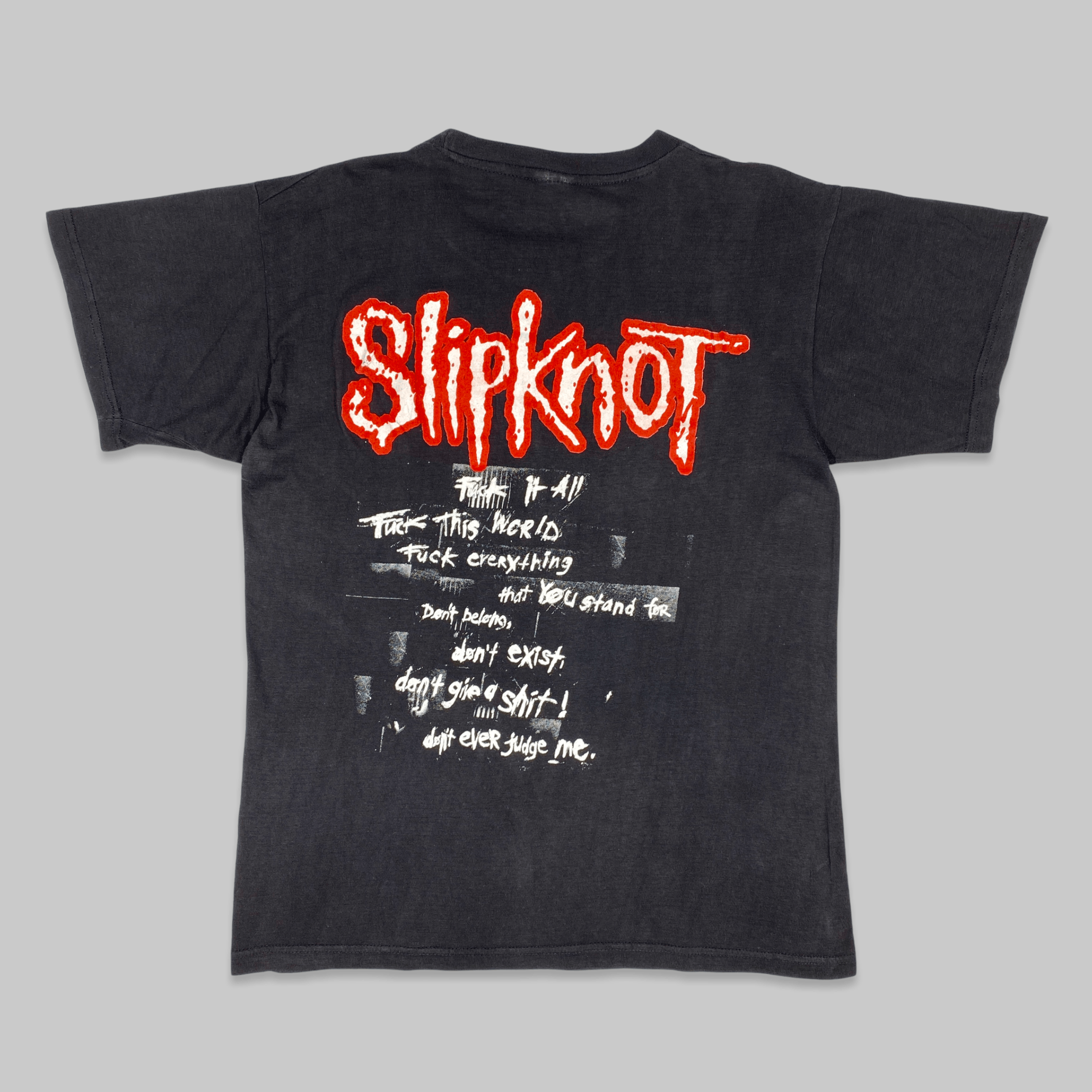 Slipknot Vintage Late 90s Slipknot Debut Fuck It All Bootleg T Shirt Size US L / EU 52-54 / 3 - 2 Thumbnail