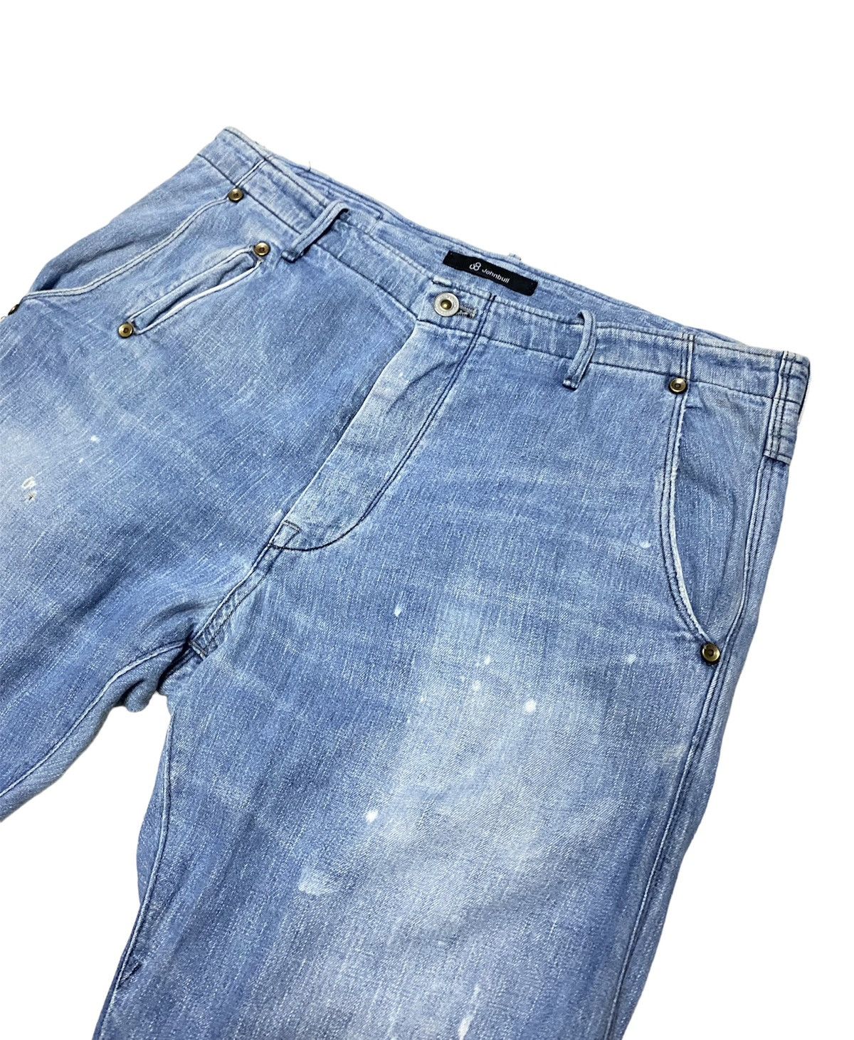 Johnbull John Bull Minimalist Design Chinos Pants Pocket Denim Size US 34 / EU 50 - 2 Thumbnail