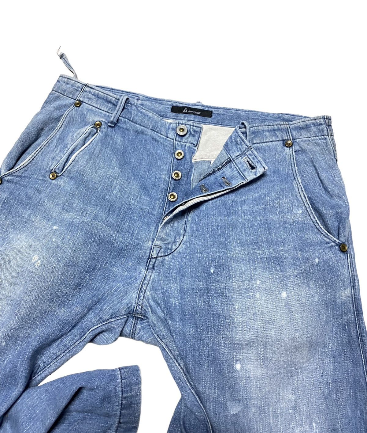 Johnbull John Bull Minimalist Design Chinos Pants Pocket Denim Size US 34 / EU 50 - 13 Thumbnail