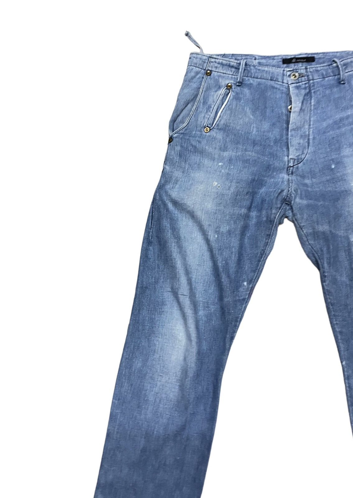 Johnbull John Bull Minimalist Design Chinos Pants Pocket Denim Size US 34 / EU 50 - 5 Thumbnail