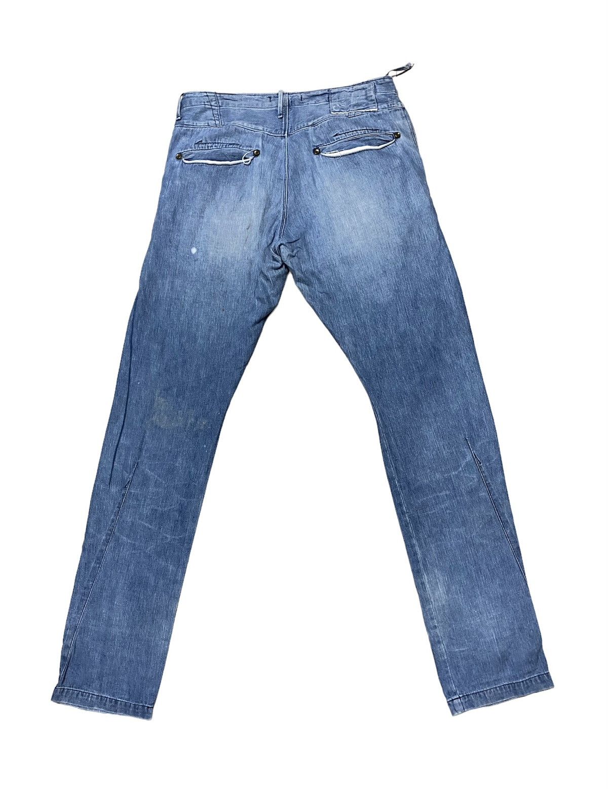 Johnbull John Bull Minimalist Design Chinos Pants Pocket Denim Size US 34 / EU 50 - 9 Thumbnail
