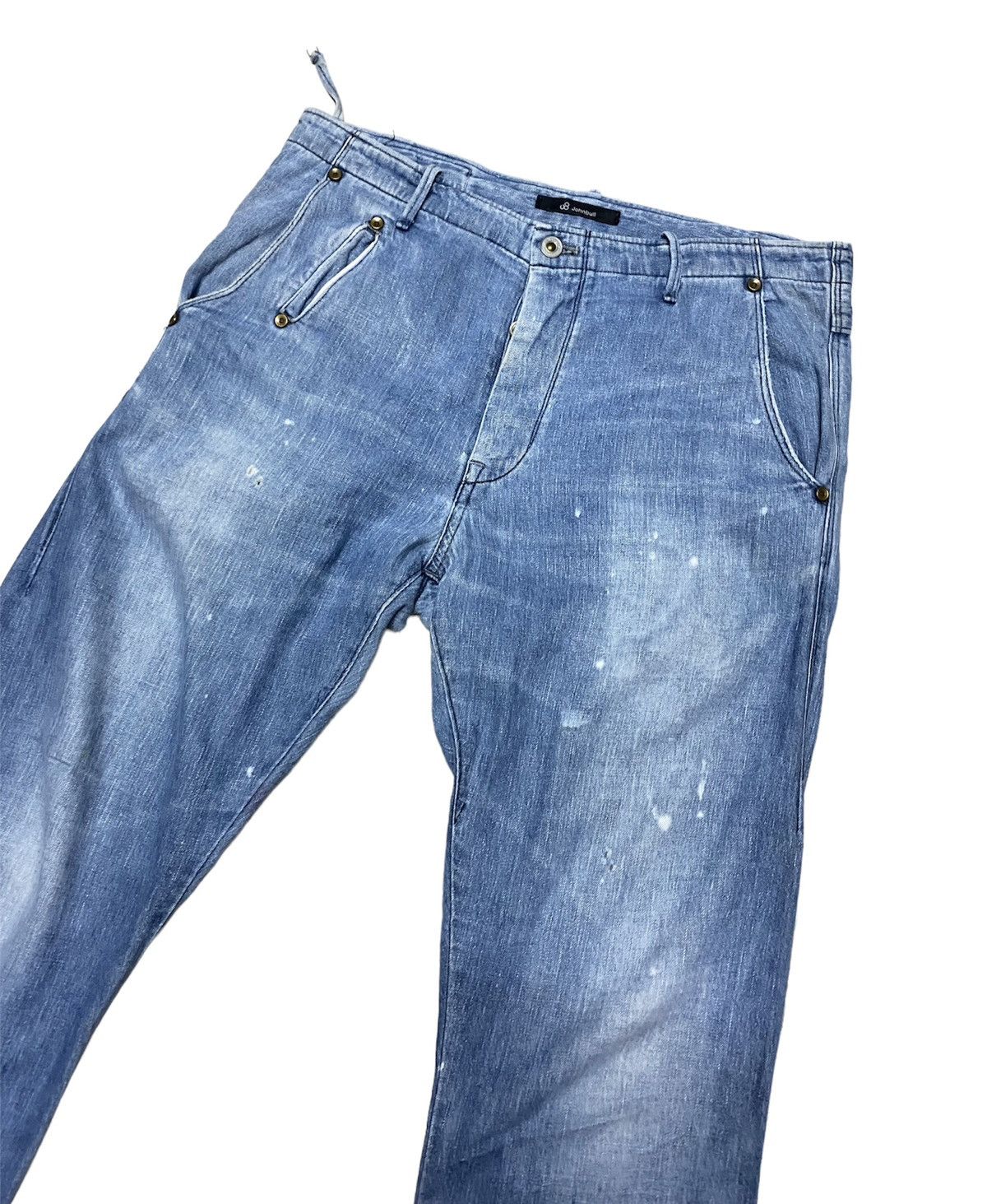 Johnbull John Bull Minimalist Design Chinos Pants Pocket Denim Size US 34 / EU 50 - 1 Thumbnail