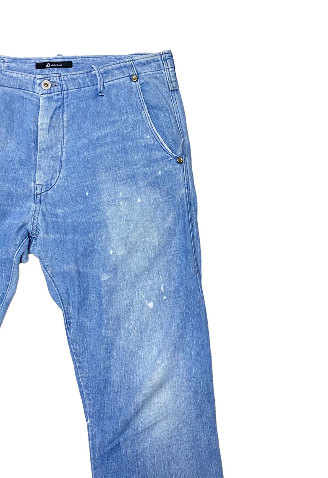 Johnbull John Bull Minimalist Design Chinos Pants Pocket Denim Size US 34 / EU 50 - 7 Thumbnail