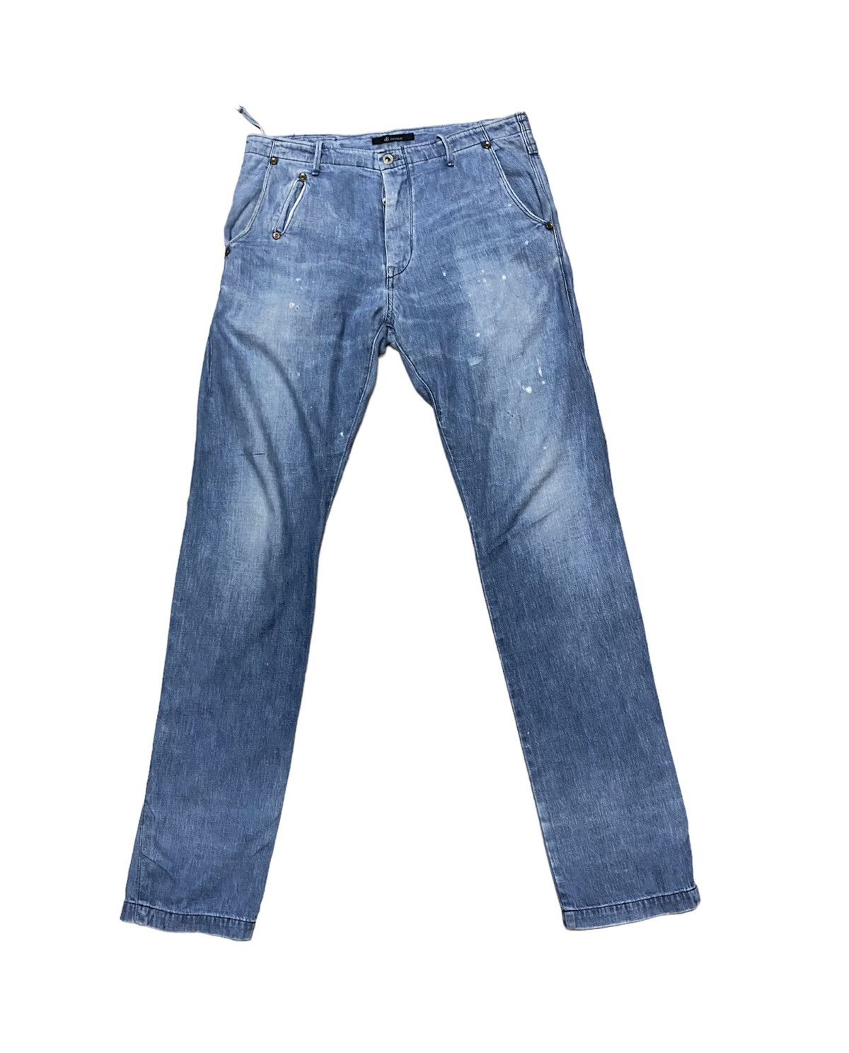 Johnbull John Bull Minimalist Design Chinos Pants Pocket Denim Size US 34 / EU 50 - 3 Thumbnail