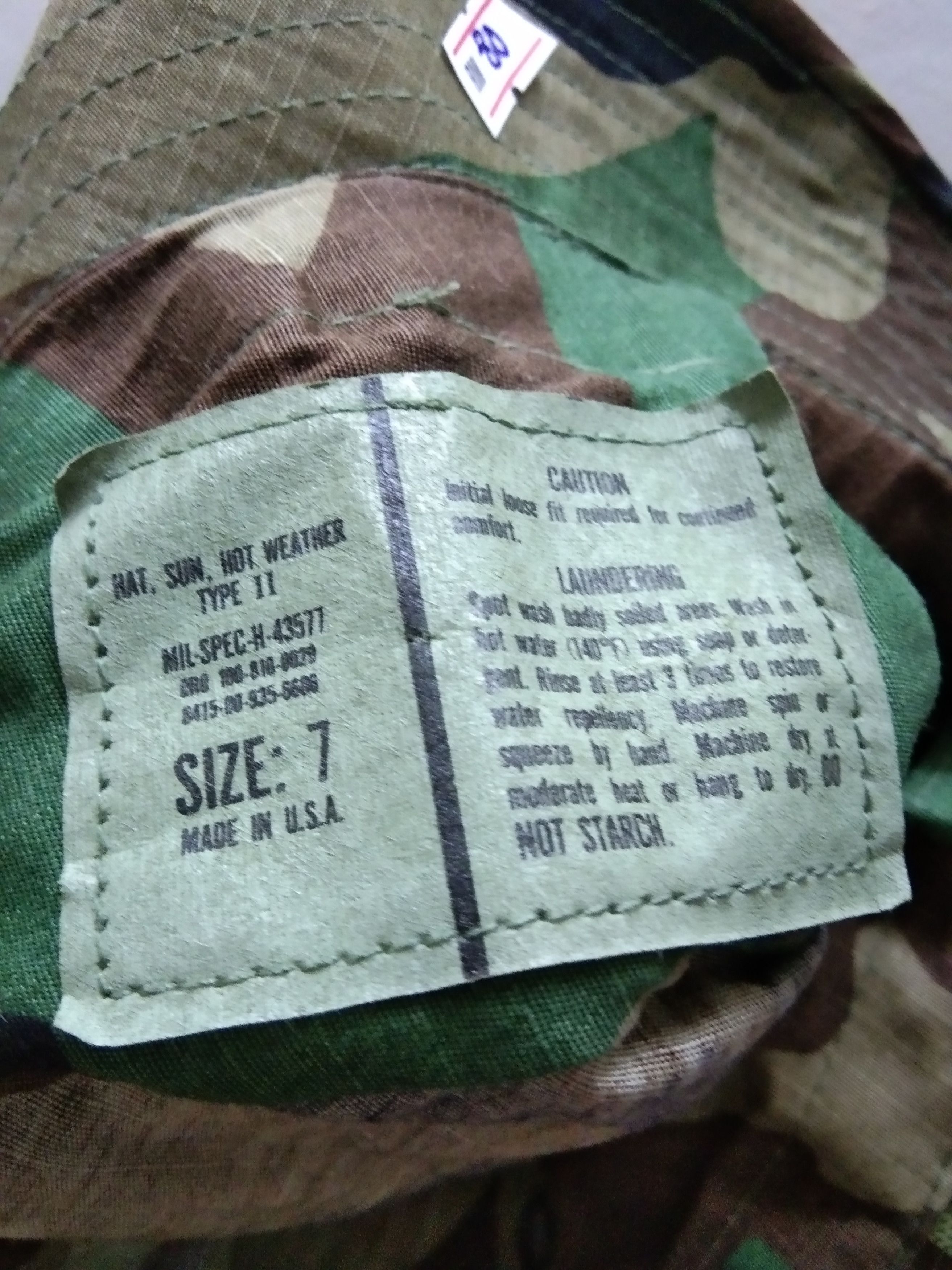 Other VINTAGE CAMOFLAGE BOONIE HAT Size ONE SIZE - 7 Thumbnail