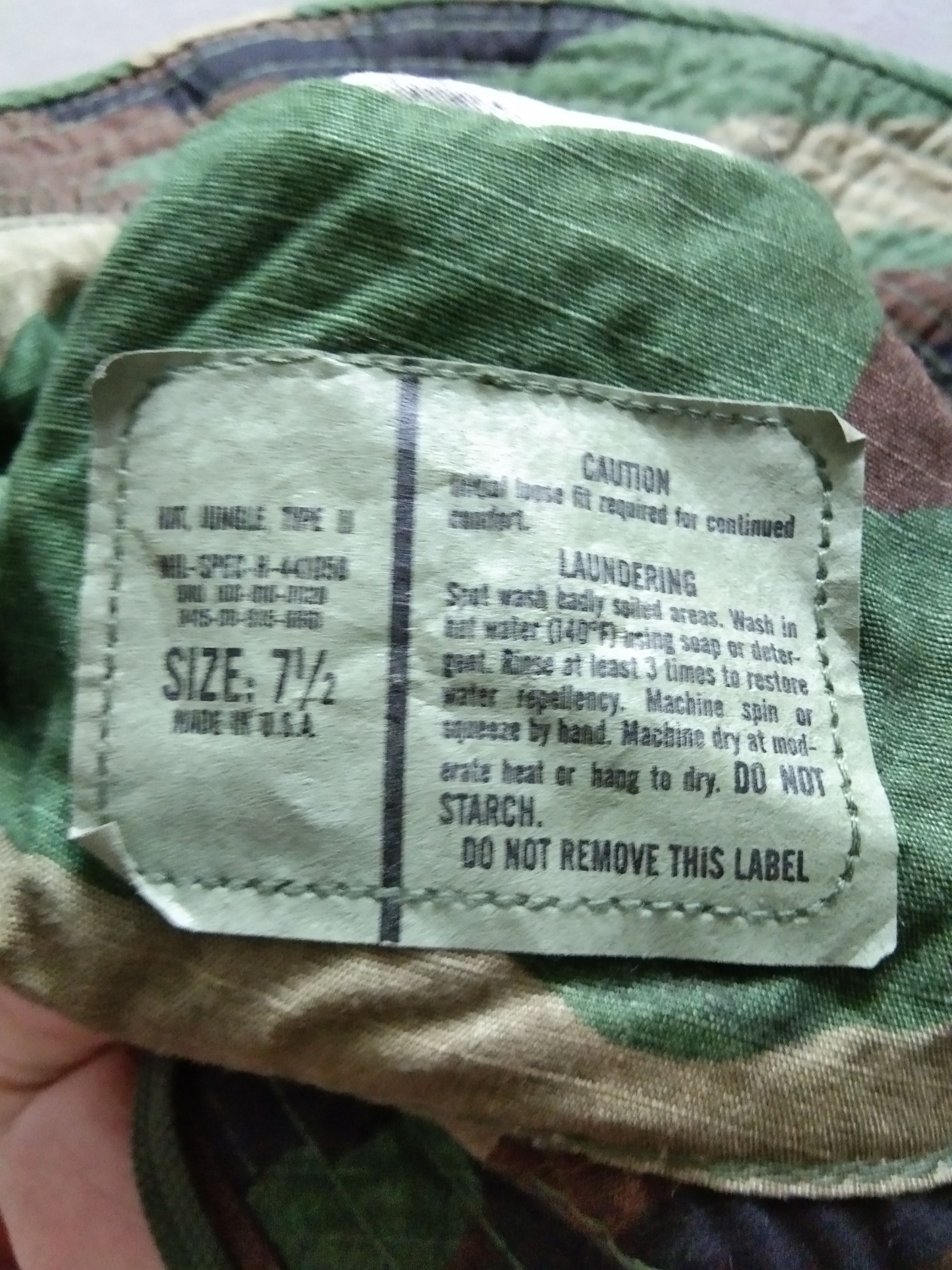 Other VINTAGE CAMOFLAGE BOONIE HAT Size ONE SIZE - 6 Thumbnail