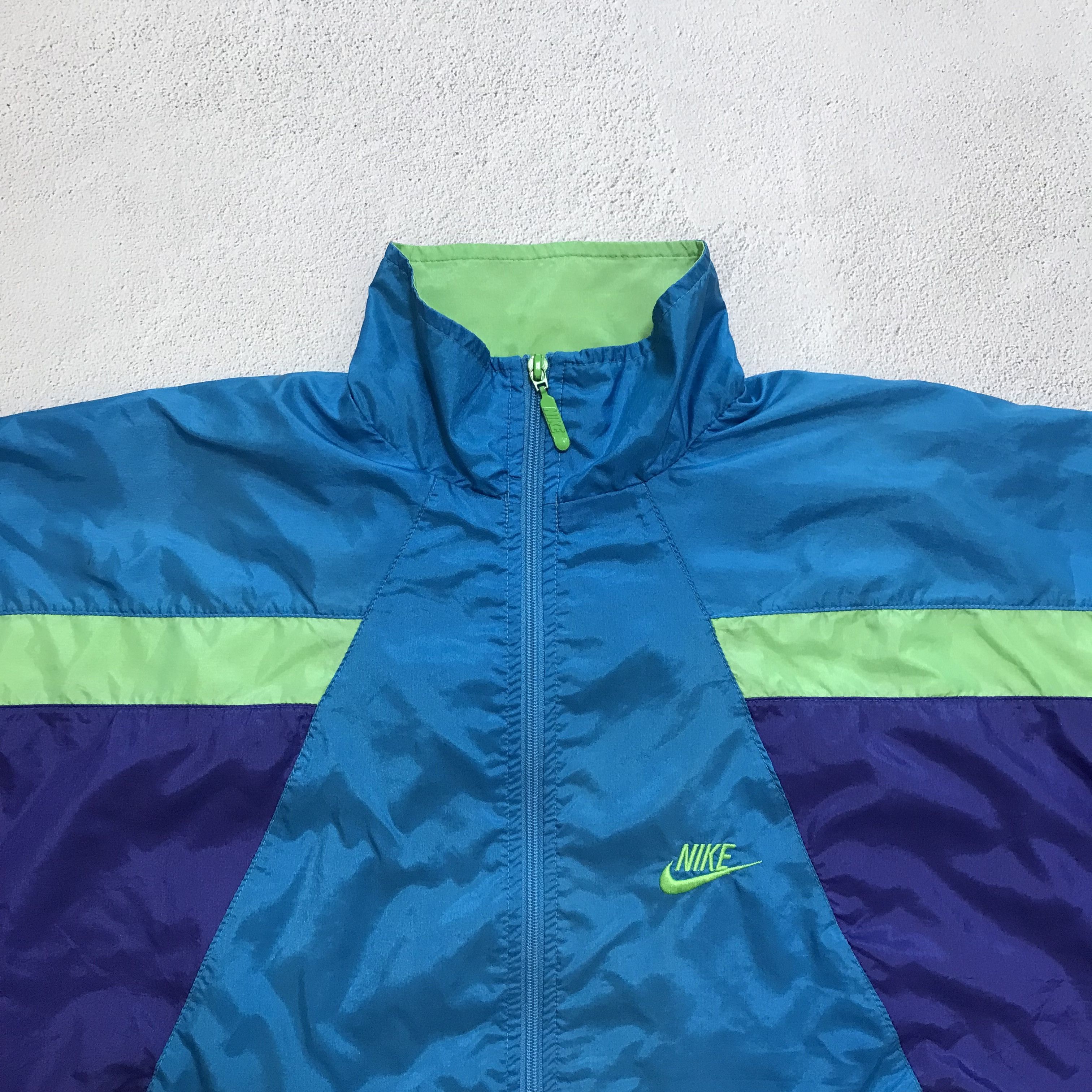 Nike × Vintage NIKE Vintage Light Jacket Track 80s 90s Rare Windbreaker ACG Size US S / EU 44-46 / 1 - 3 Thumbnail