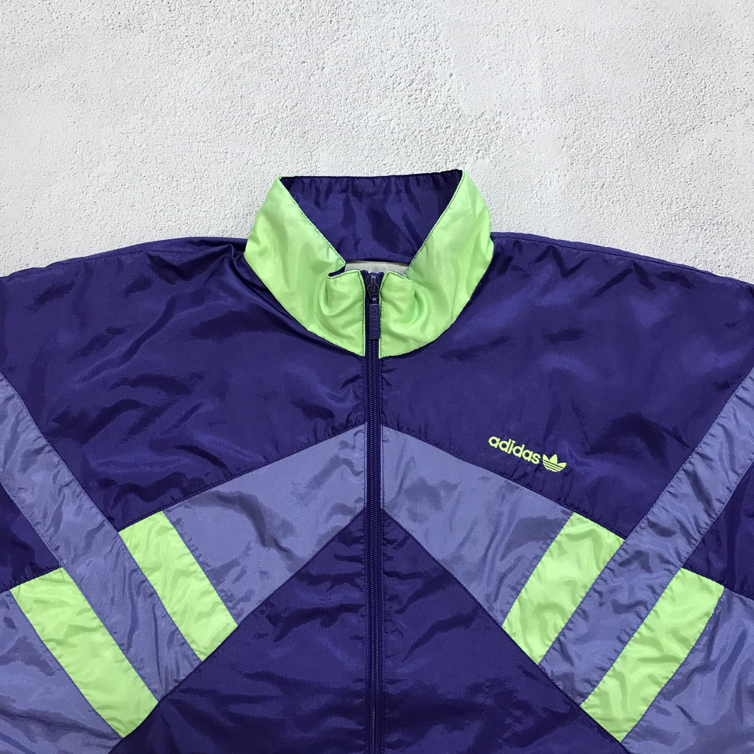 Adidas × Vintage ADIDAS Vintage Light Jacket Track Windbreaker 80s 90s Rare Size US S / EU 44-46 / 1 - 3 Thumbnail