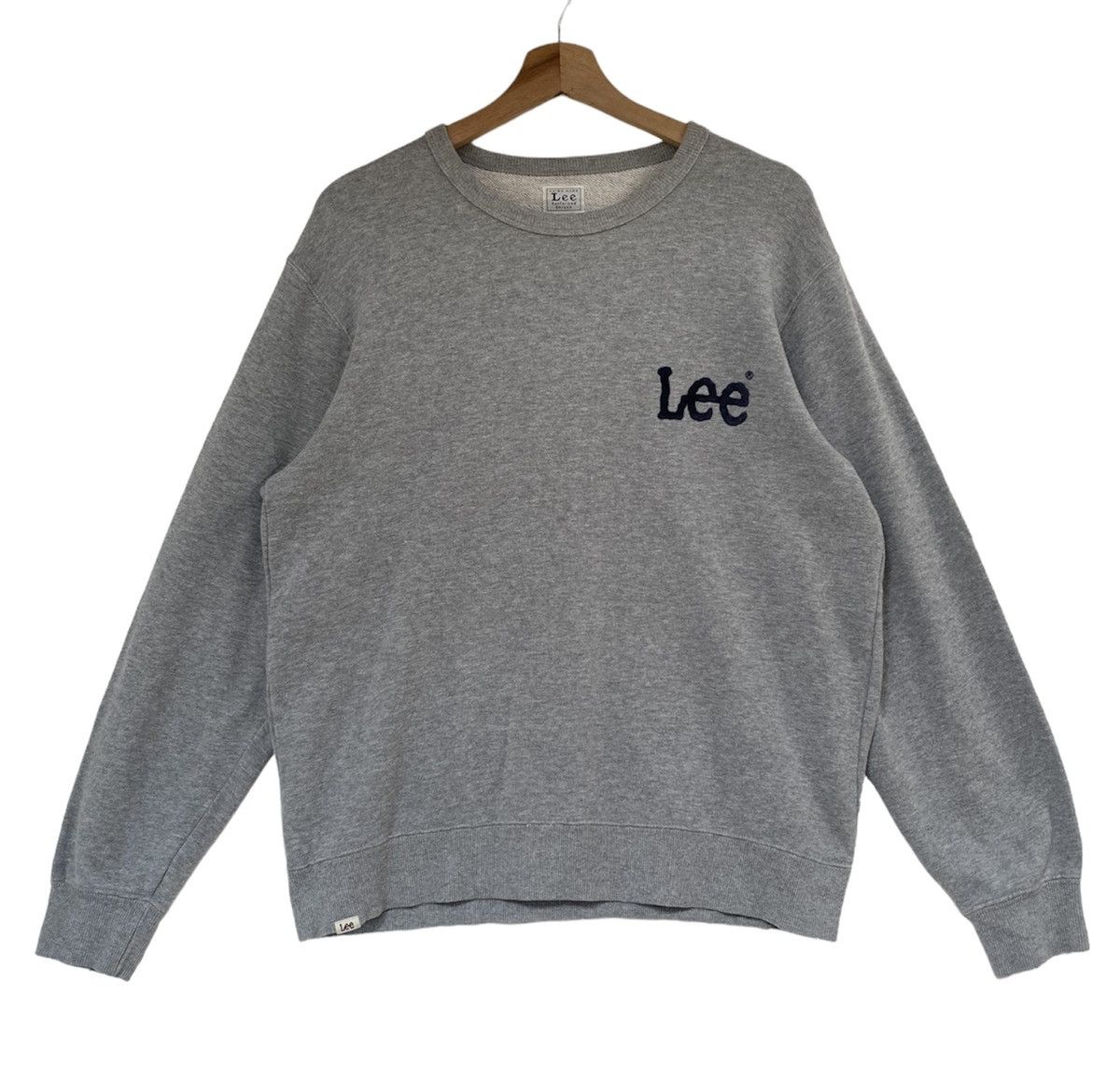 Japanese Brand × Lee Lee sweatshirt union made small logo spellout Size US L / EU 52-54 / 3 - 1 Thumbnail