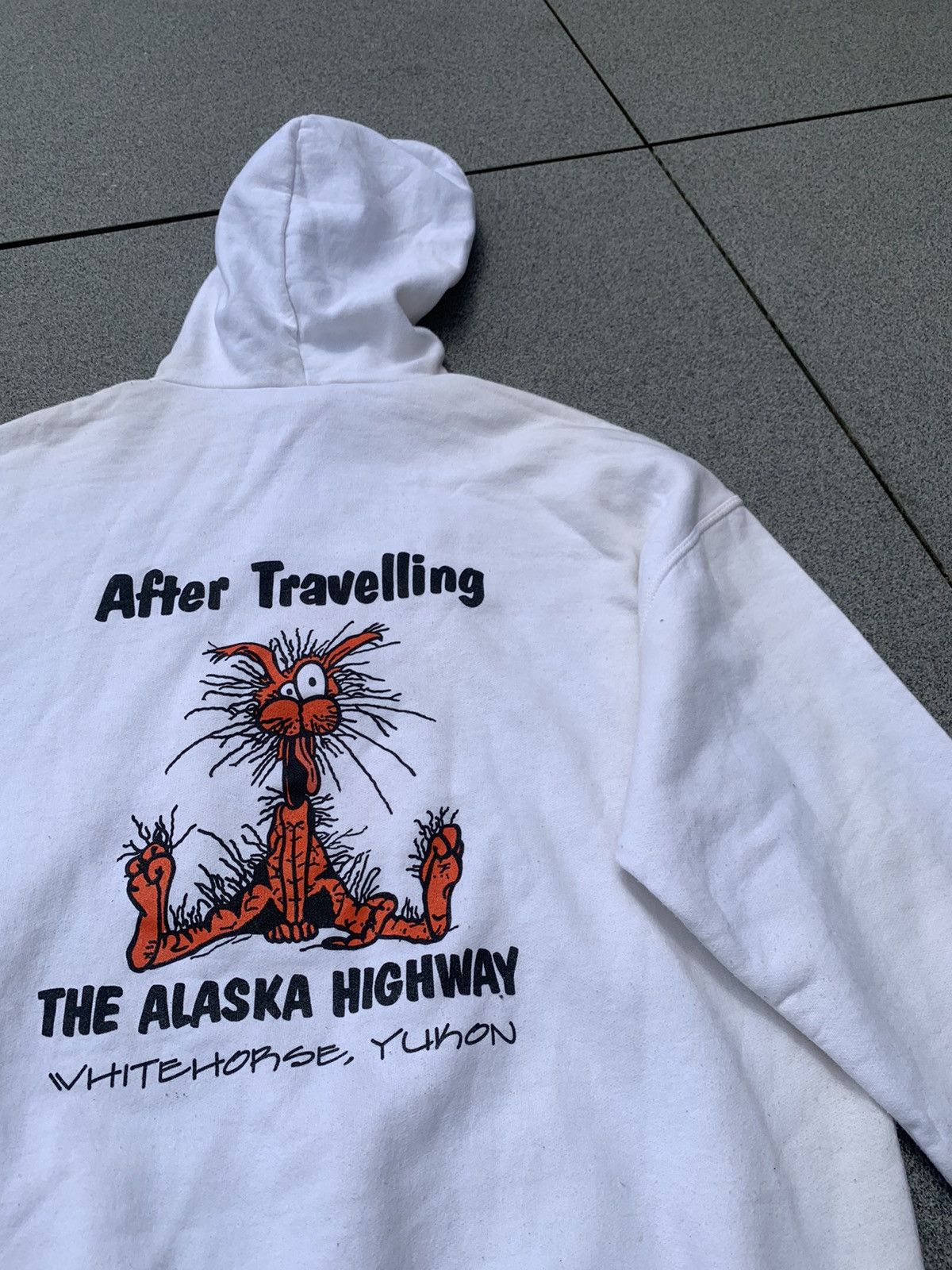 Other 1980’s Alaska Highway Garfield Humor Hoodie Before After Size US L / EU 52-54 / 3 - 2 Thumbnail